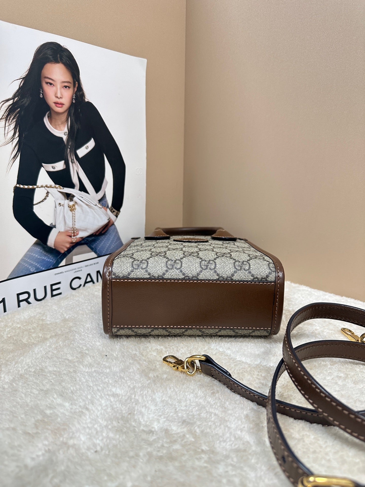 Gucci - Retro mini Tote - Leather - Brown - (mini)