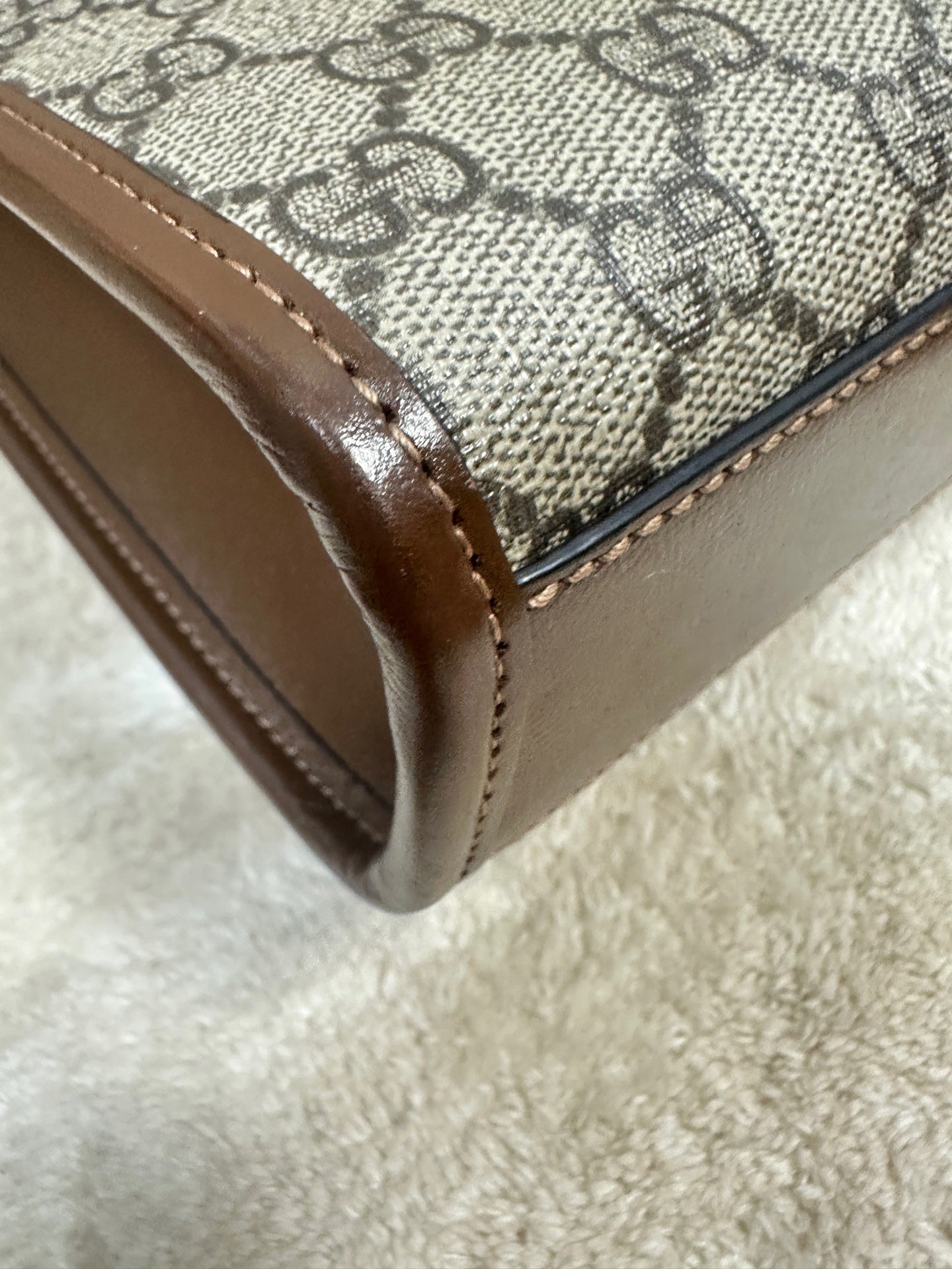 Gucci - Retro mini Tote - Leather - Brown - (mini)
