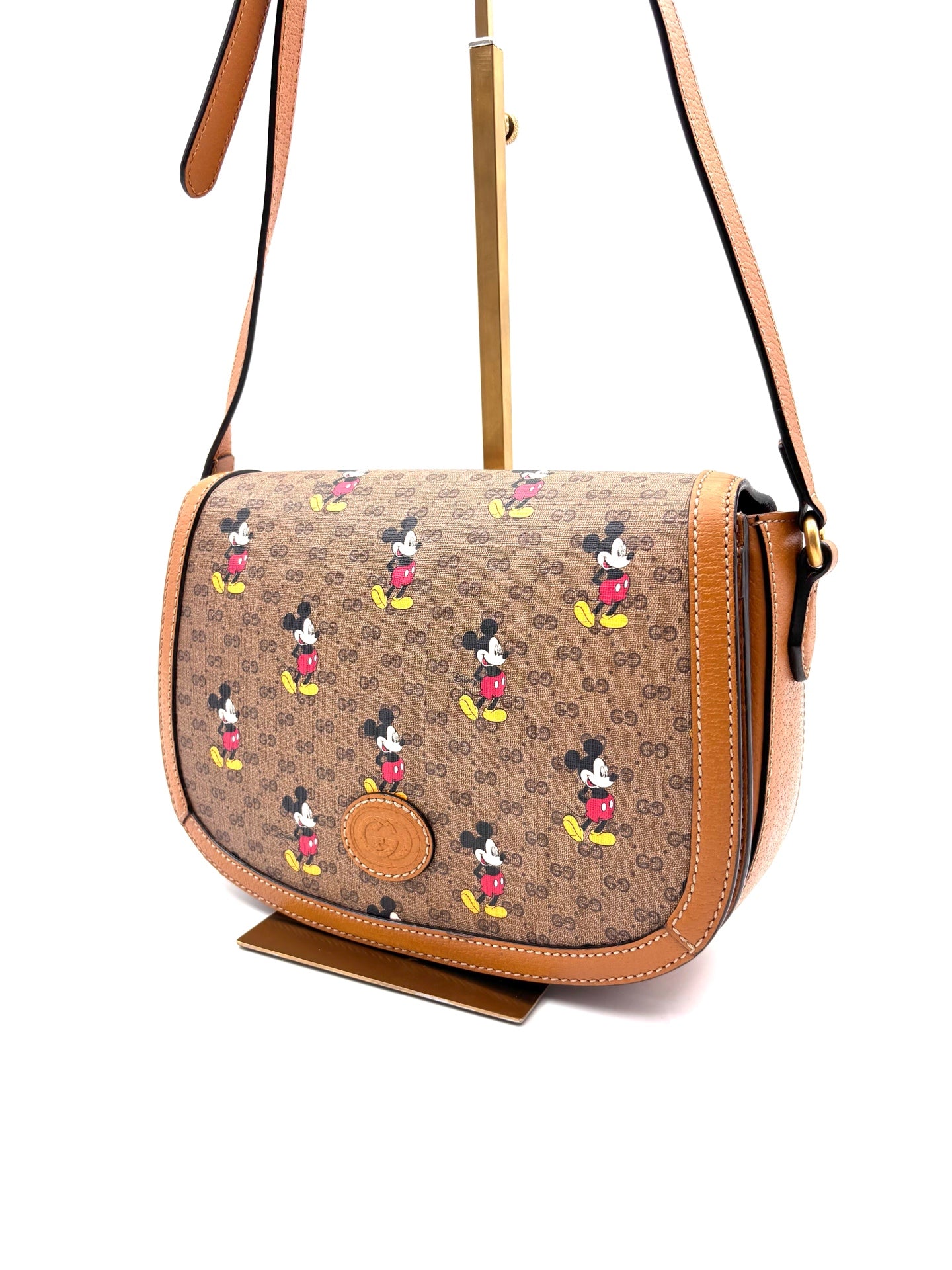 Gucci - Saddle Bag - Synthetic - Brown