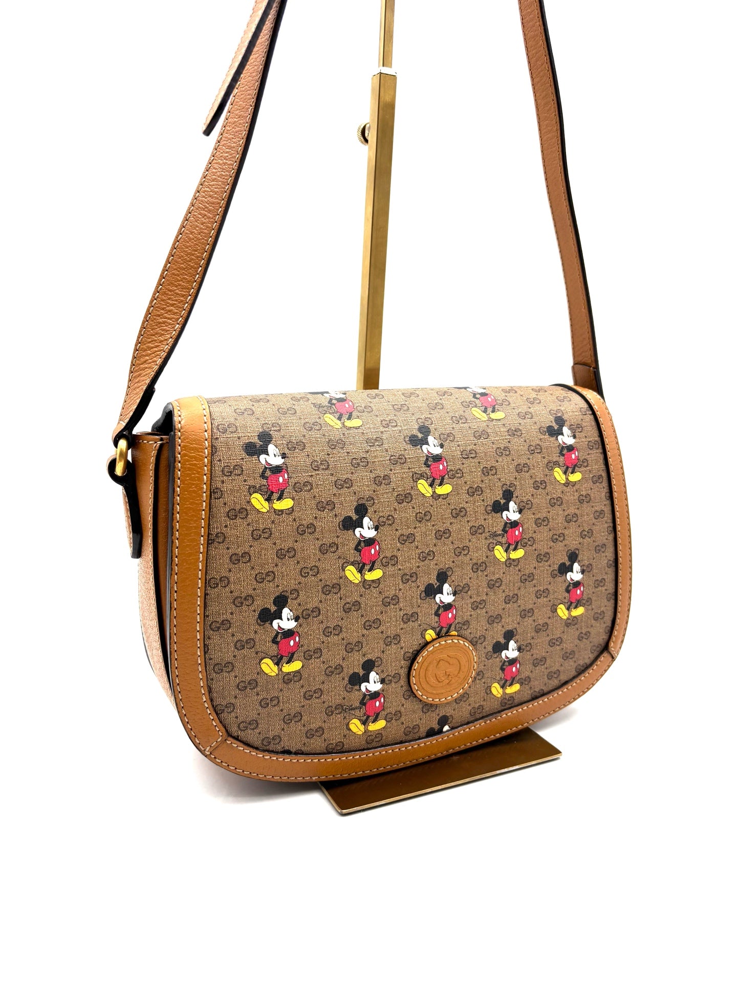 Gucci - Saddle Bag - Synthetic - Brown