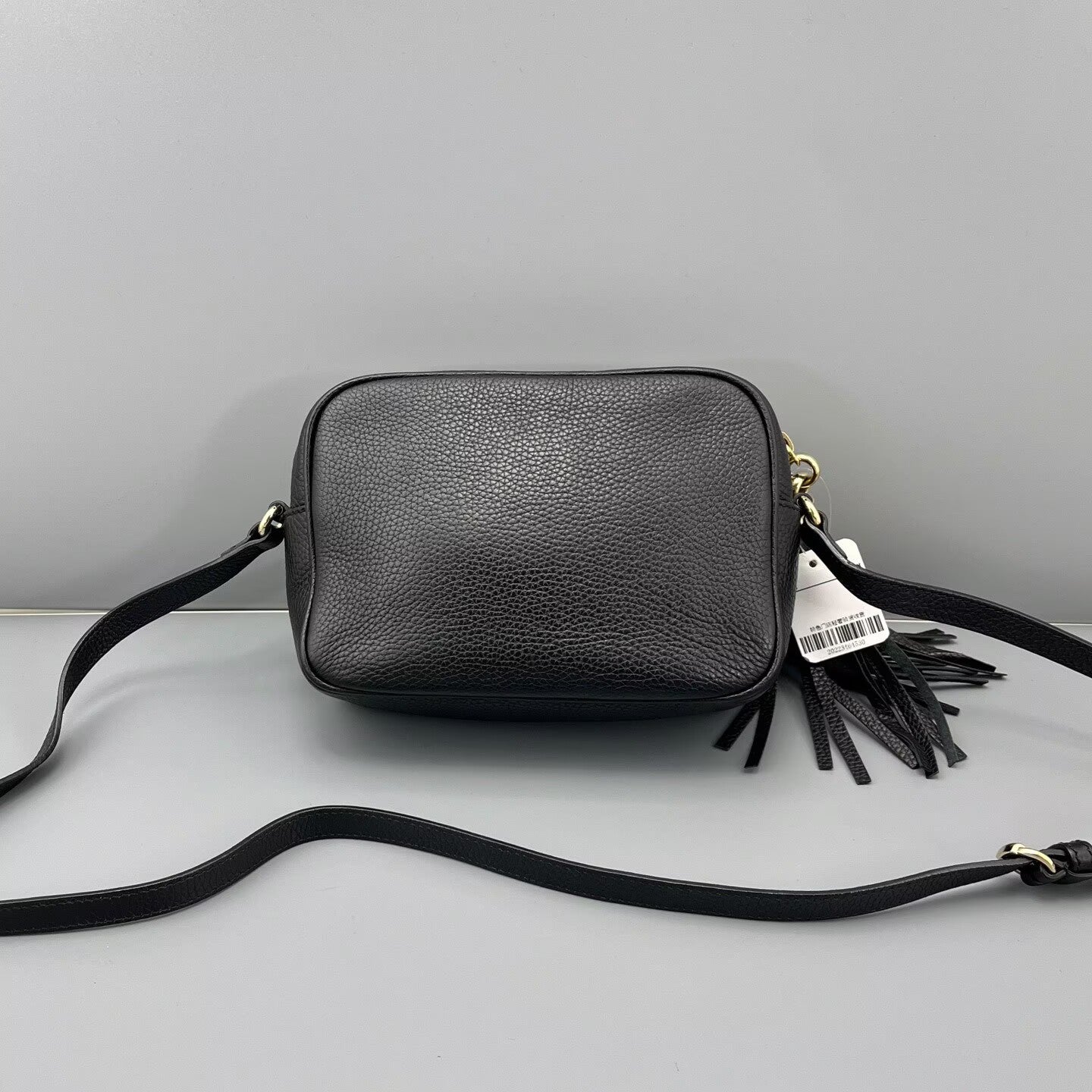Gucci - Soho Tassel Camera Bag - Pebbled leather - Black - (Small)