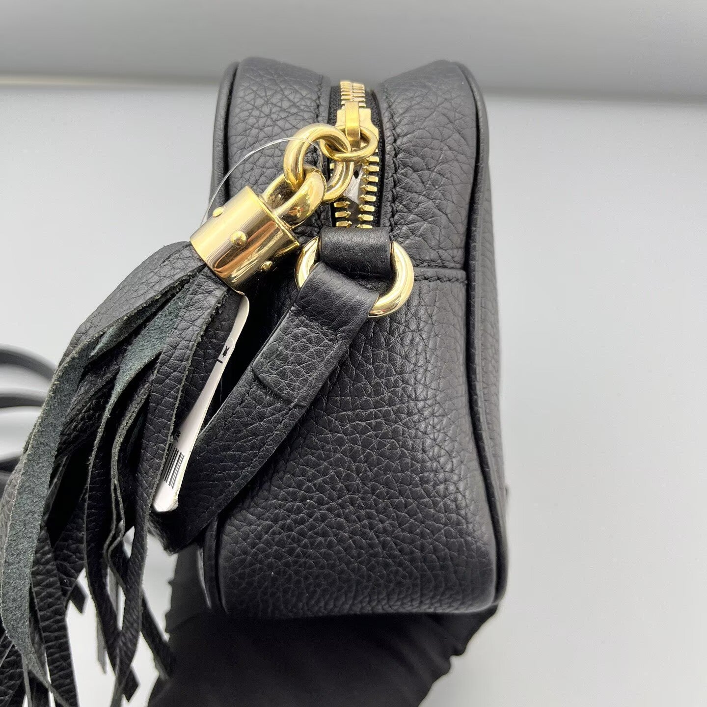 Gucci - Soho Tassel Camera Bag - Pebbled leather - Black - (Small)