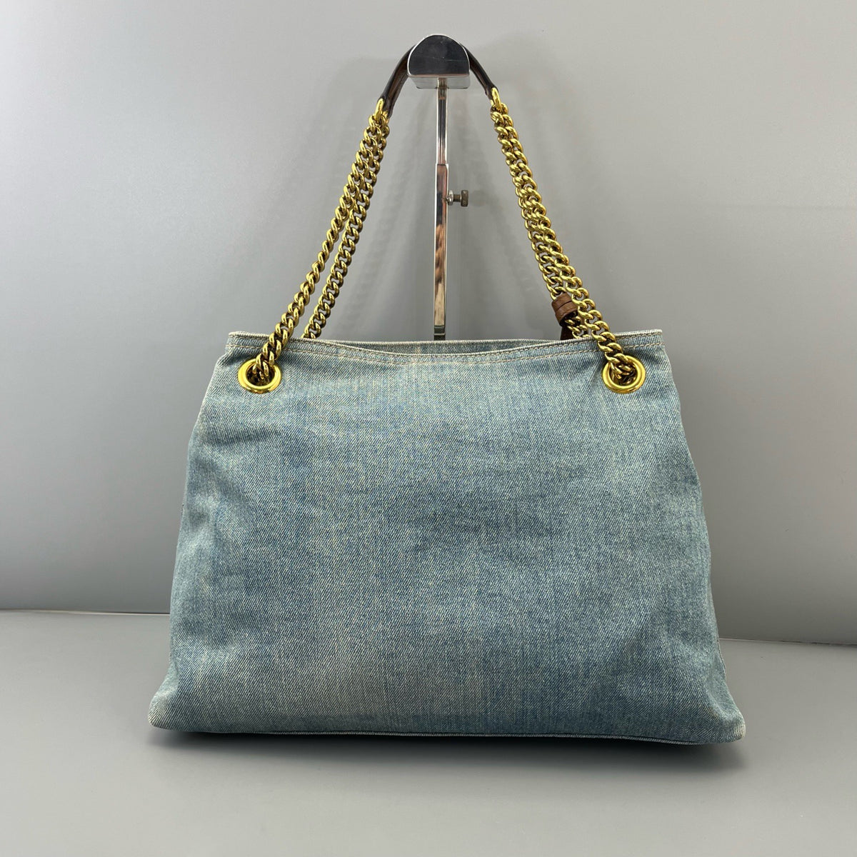 Gucci - Soho Tassel Tote - Denim - Jeans - Blue - (medium)