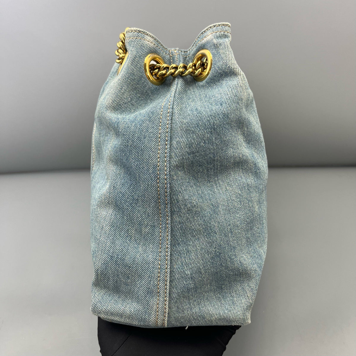 Gucci - Soho Tassel Tote - Denim - Jeans - Blue - (medium)
