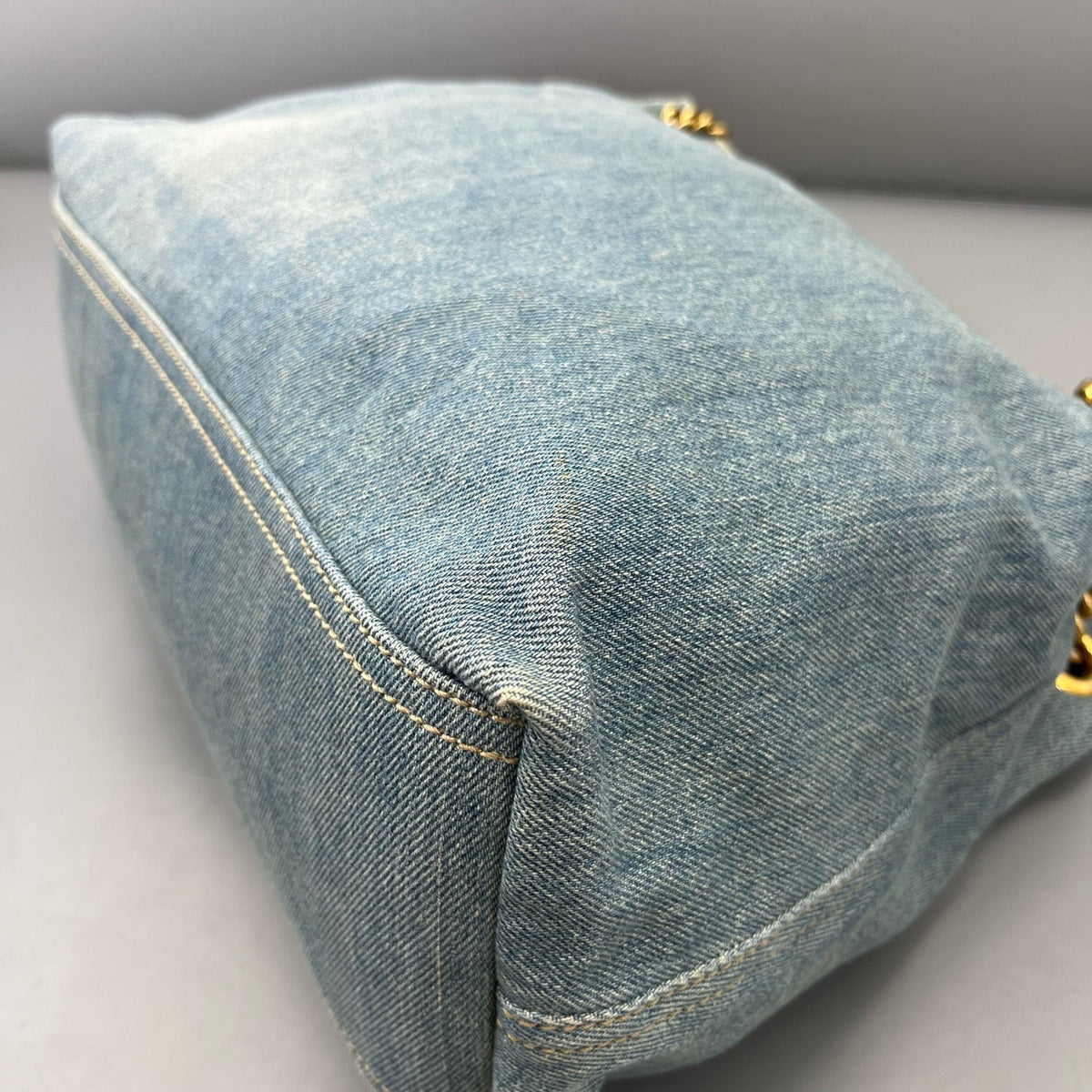 Gucci - Soho Tassel Tote - Denim - Jeans - Blue - (medium)