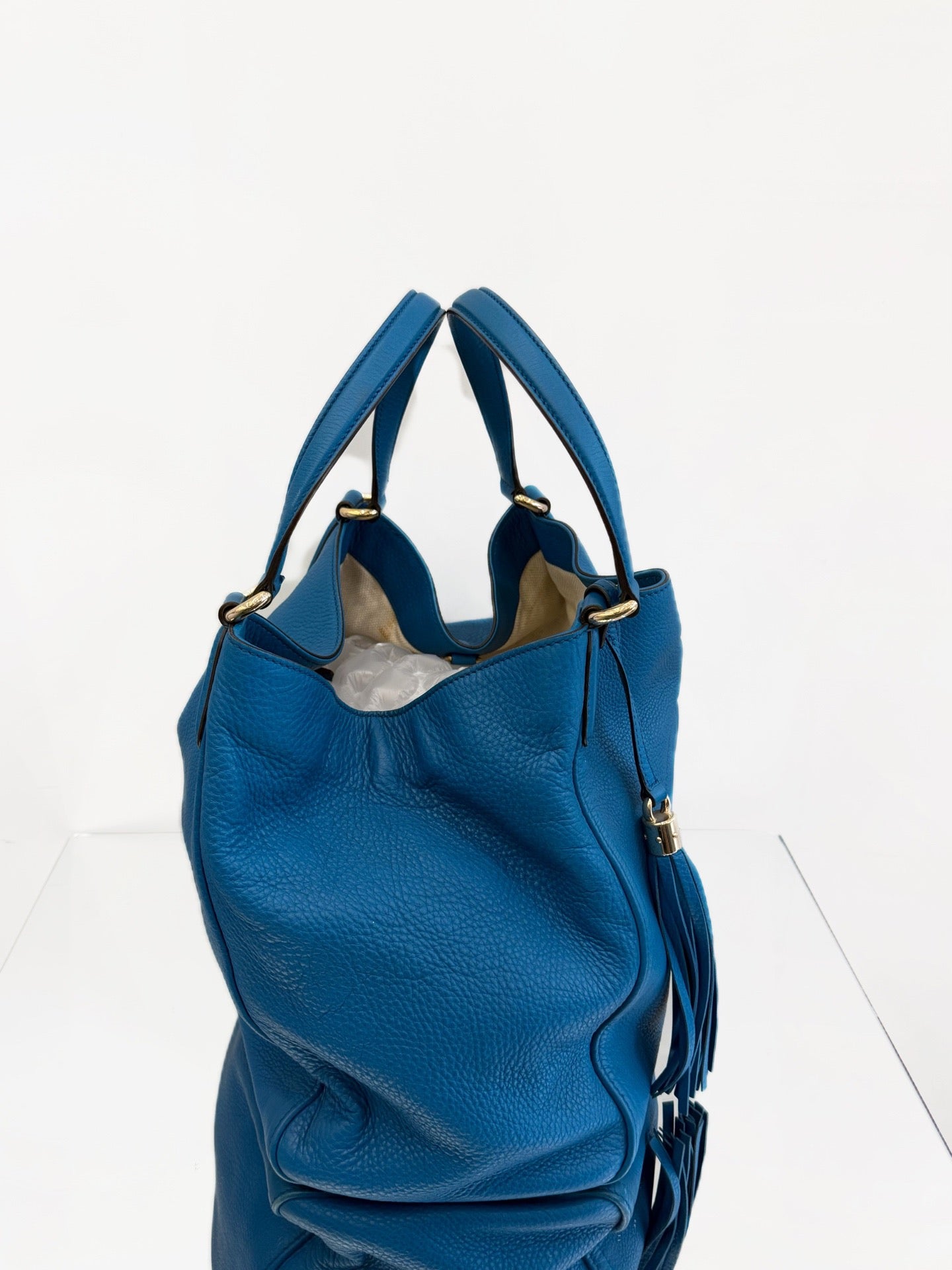Gucci - Soho Tote - Leather - Blue - (medium)