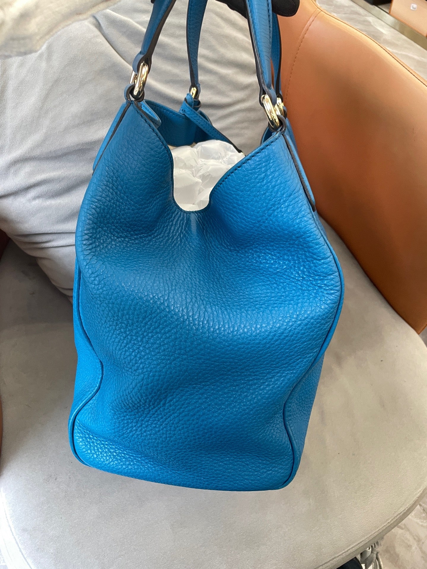 Gucci - Soho Tote - Leather - Blue - (medium)