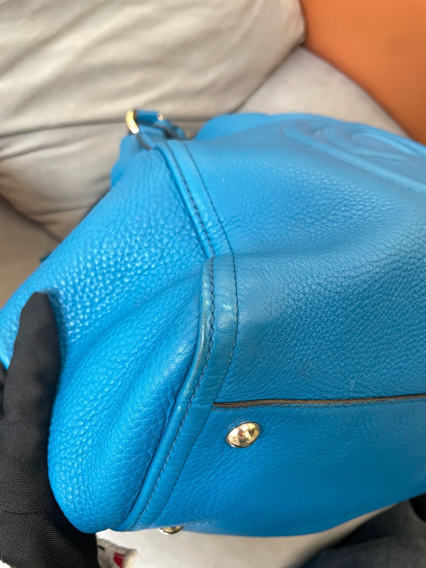 Gucci - Soho Tote - Leather - Blue - (medium)