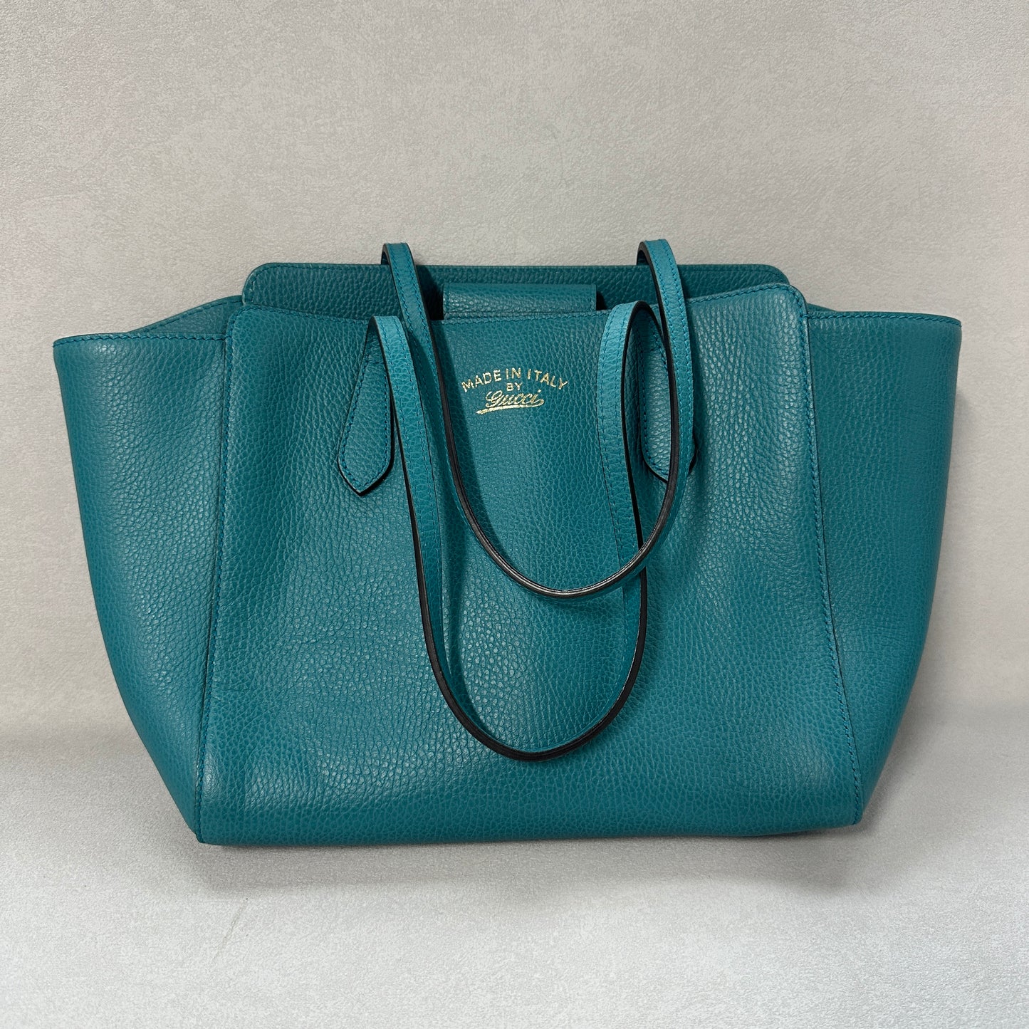 Gucci - Swing - Leather - Blue - (Medium)