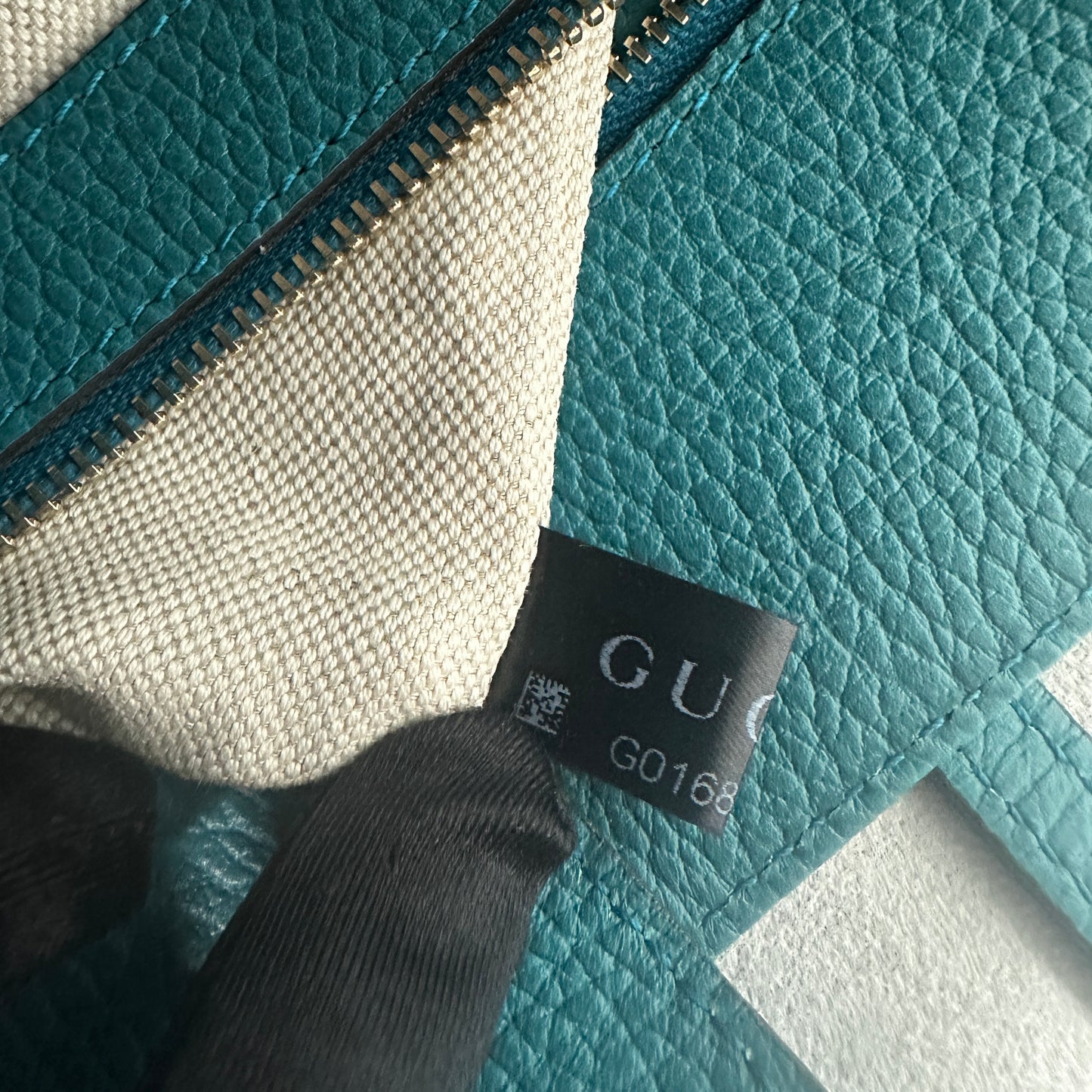 Gucci - Swing - Leather - Blue - (Medium)