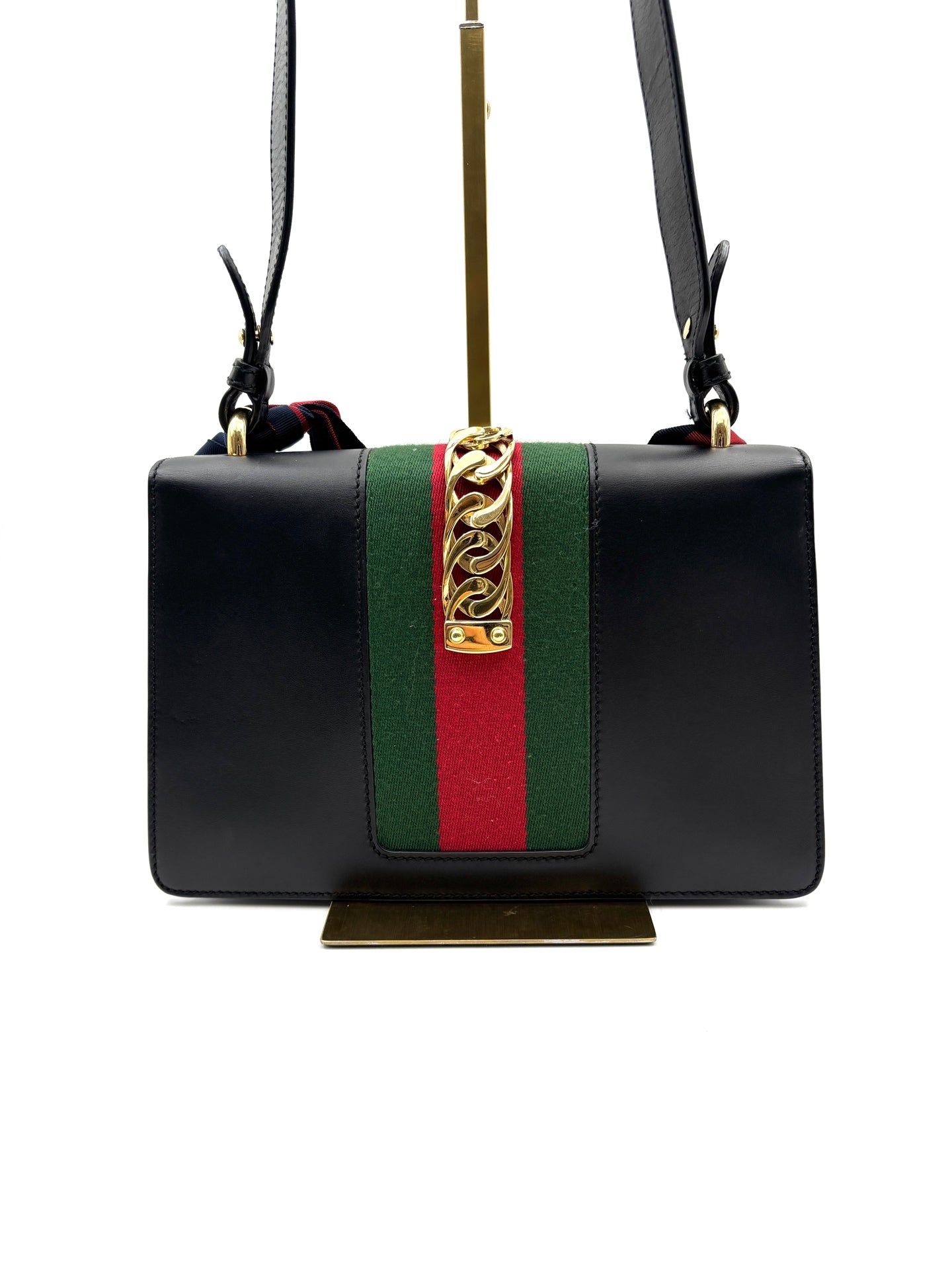 Gucci - Sylvie - Leather - Black - (small)