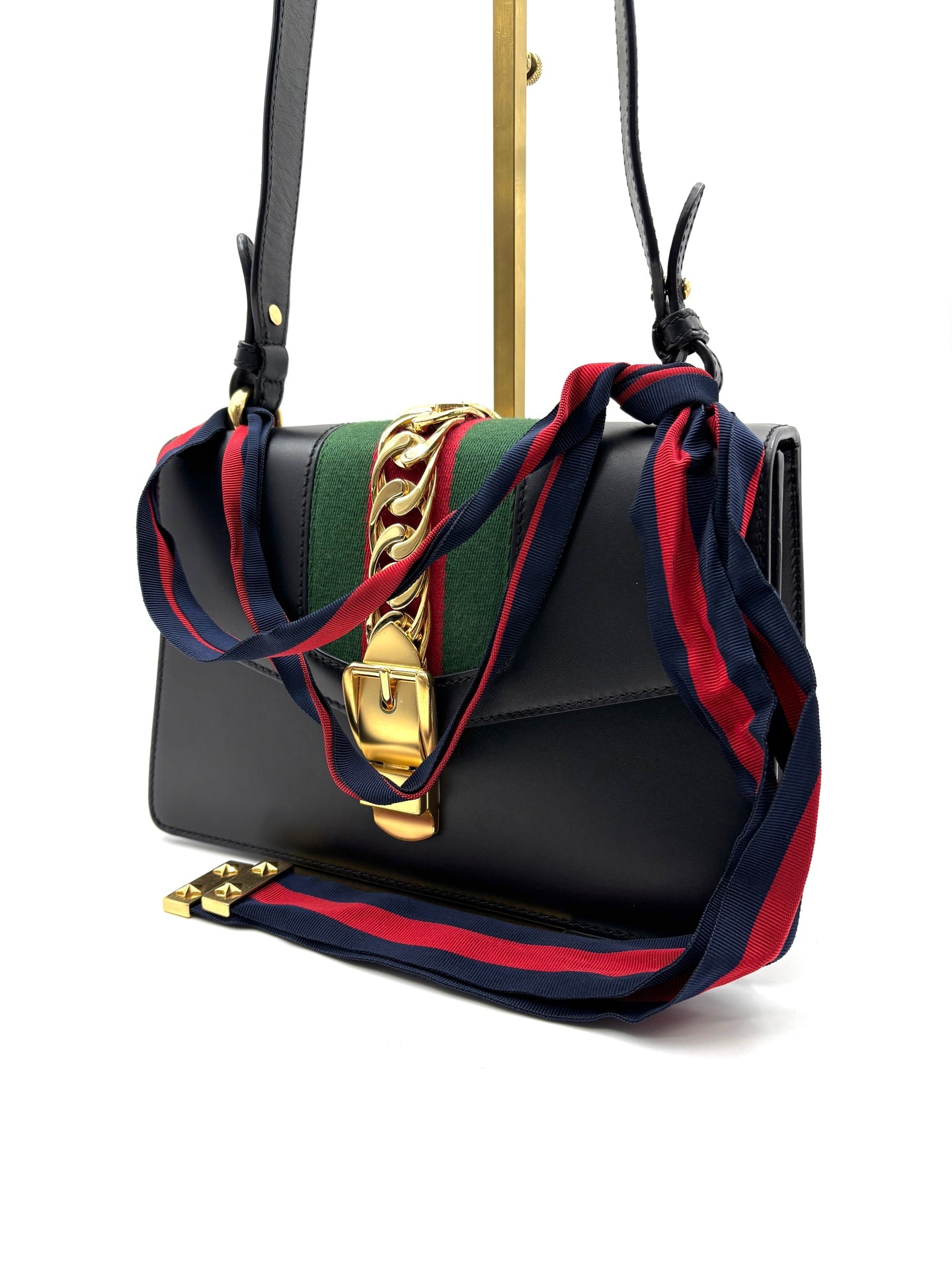 Gucci - Sylvie - Leather - Black - (small)