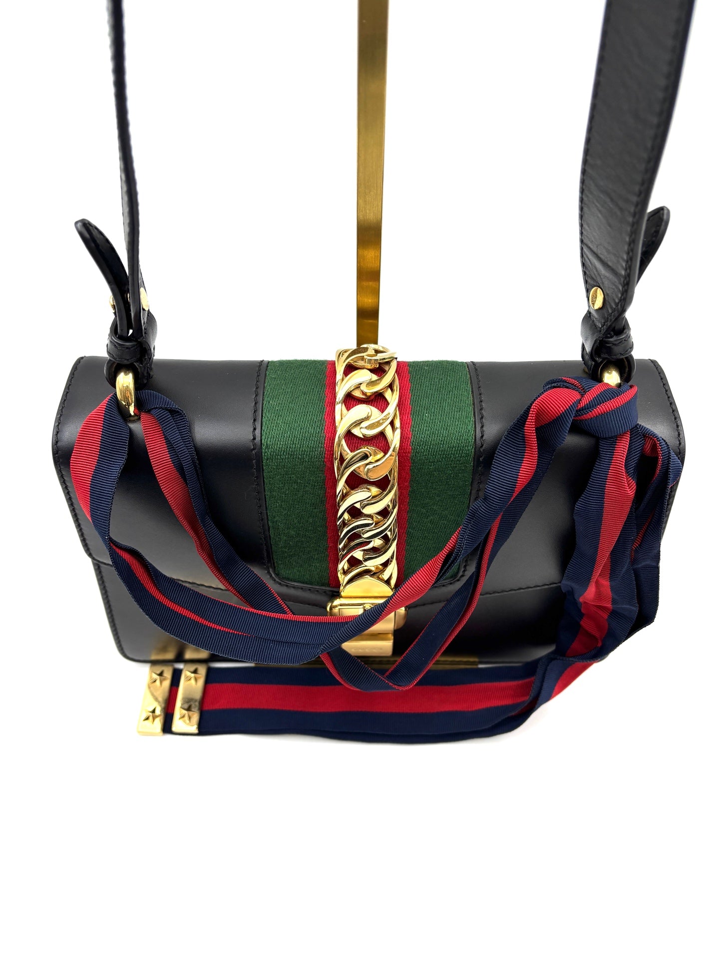 Gucci - Sylvie - Leather - Black - (small)