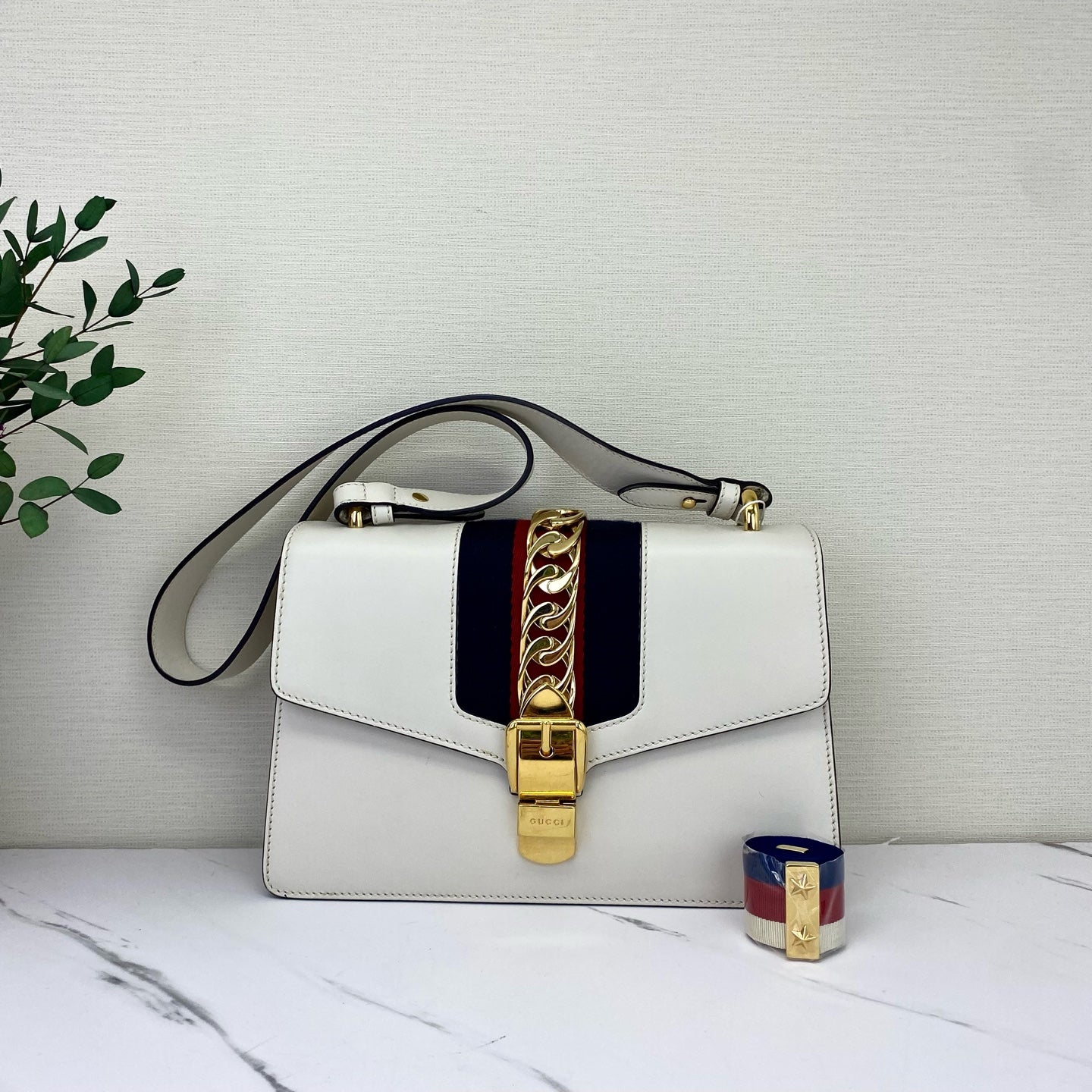 Gucci - Sylvie - Leather - White - (medium)