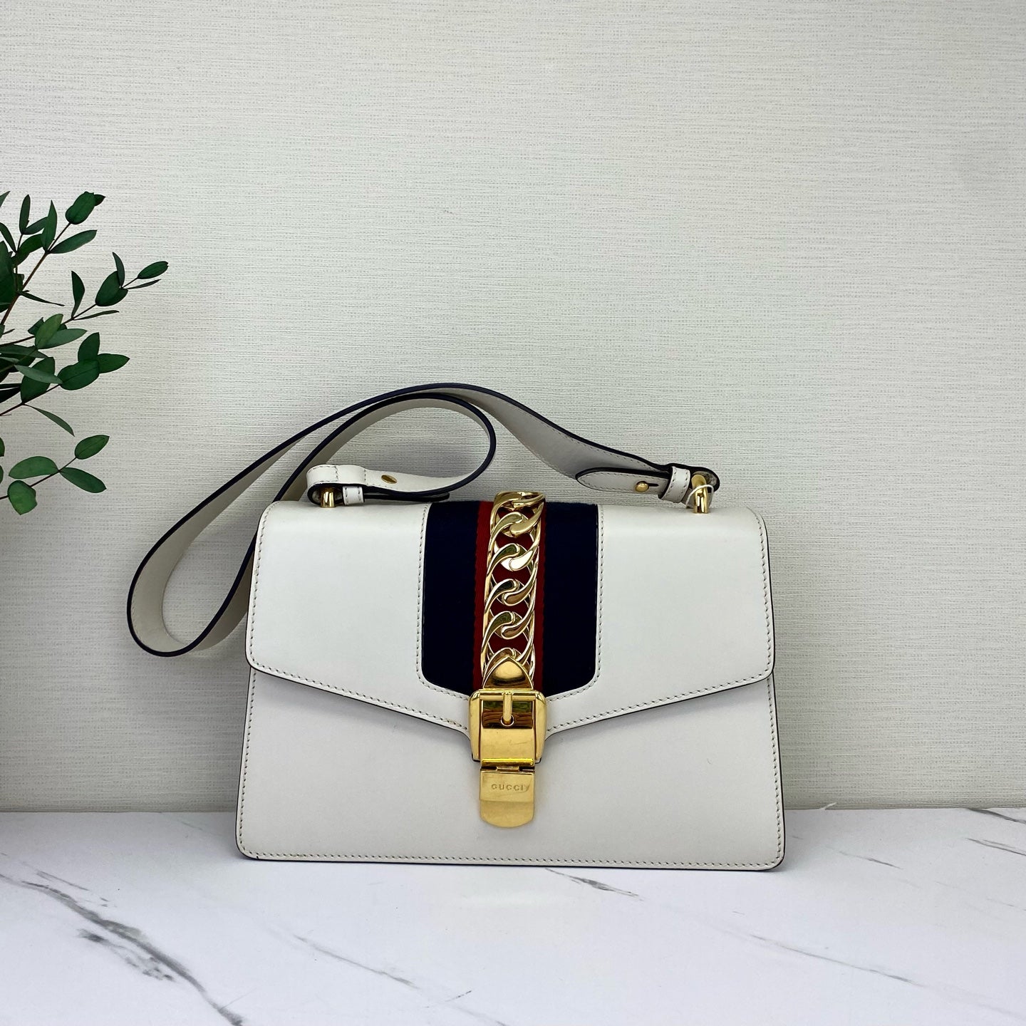 Gucci - Sylvie - Leather - White - (medium)