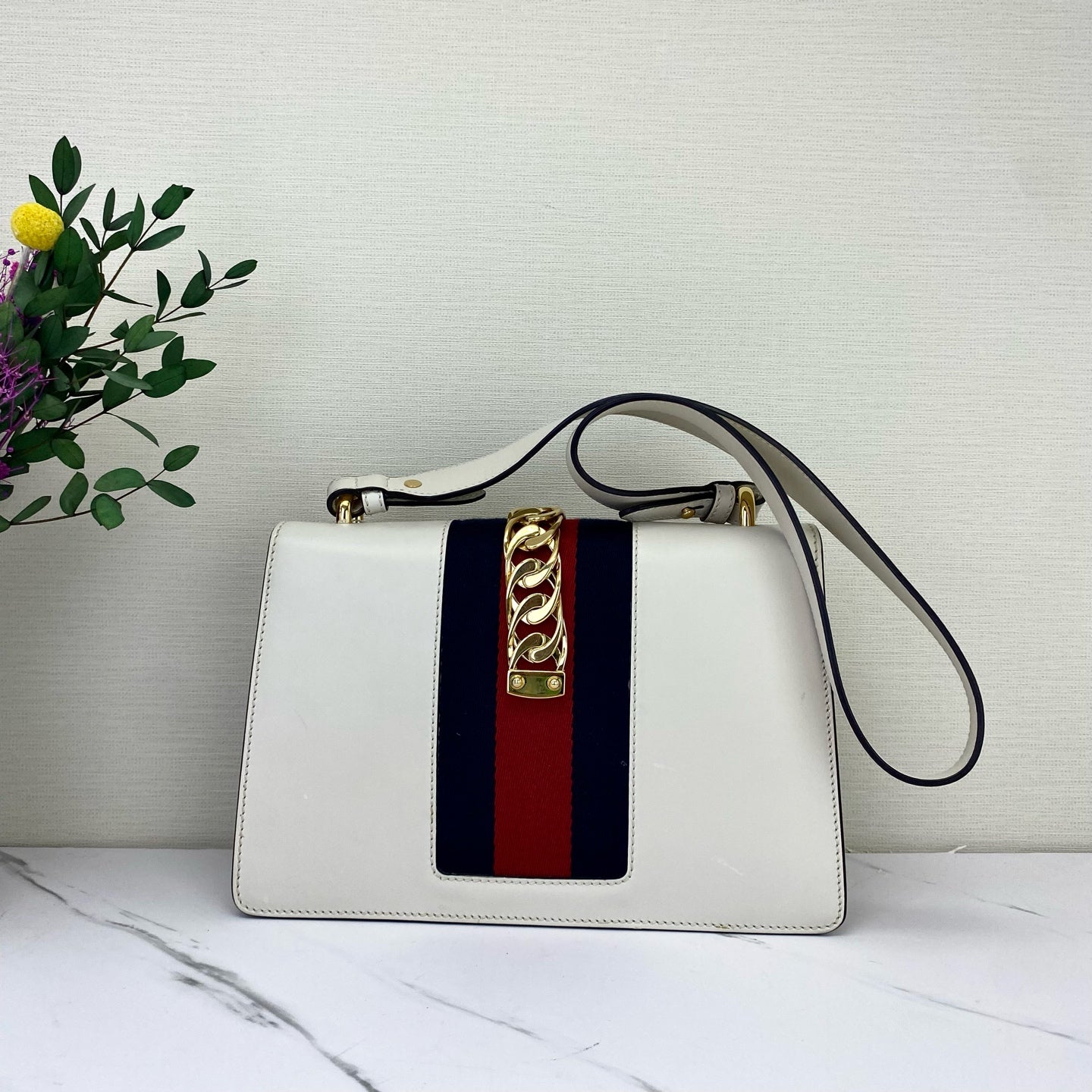 Gucci - Sylvie - Leather - White - (medium)