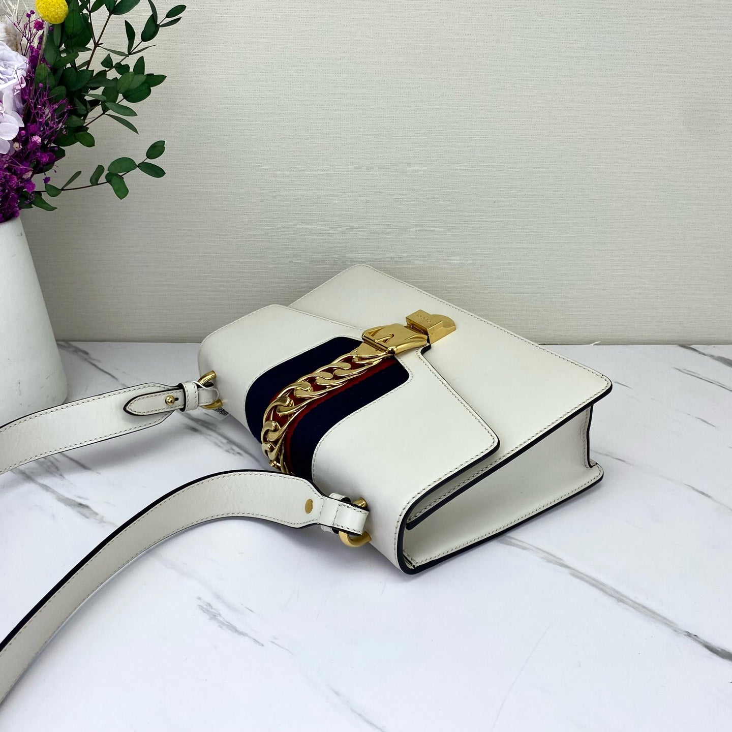 Gucci - Sylvie - Leather - White - (medium)