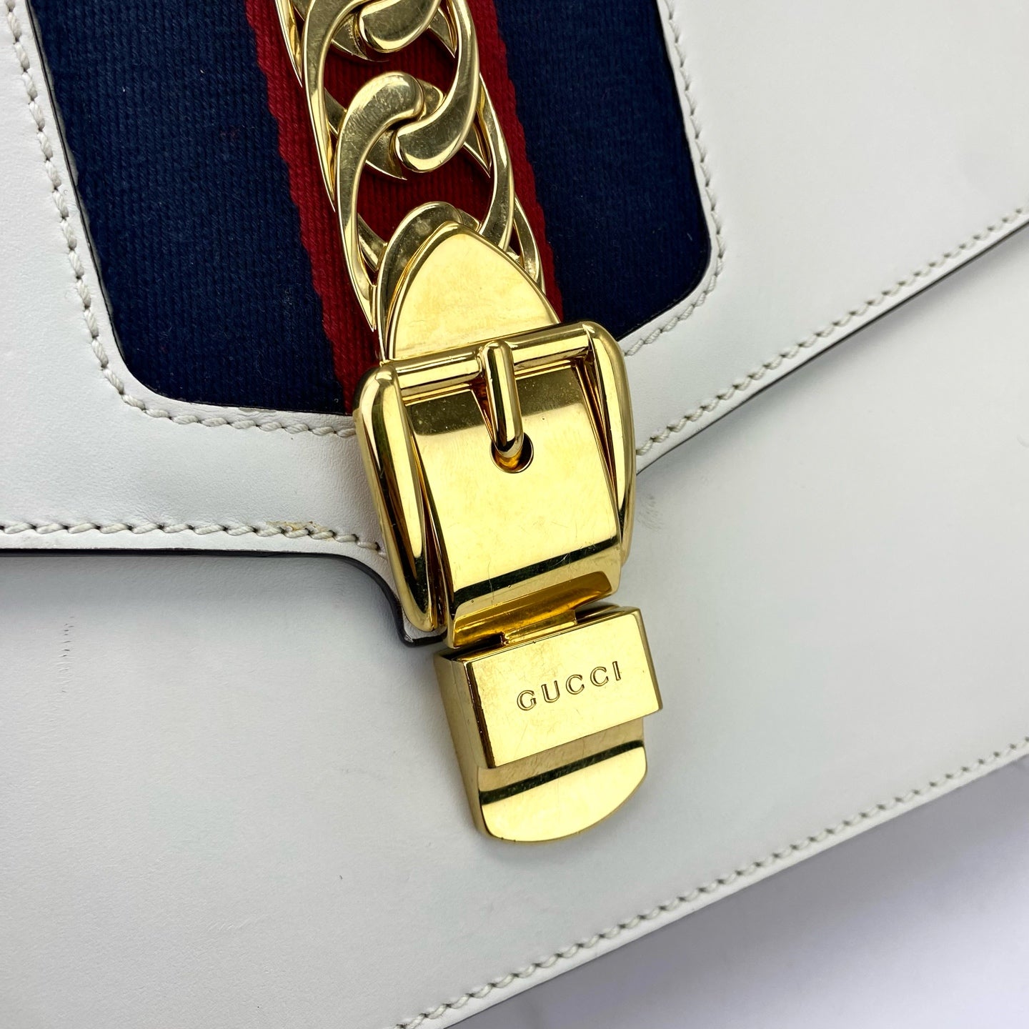 Gucci - Sylvie - Leather - White - (medium)