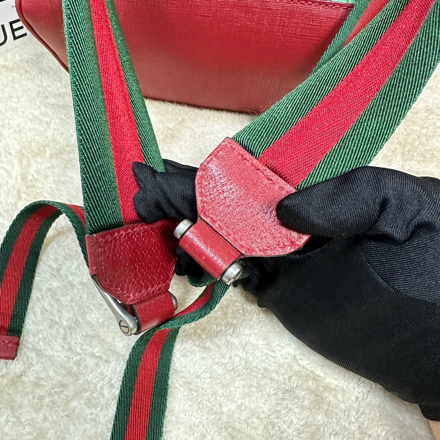 Gucci - Tian Series Floral Backpack - GG Supreme Canvas with Leather trim - Beige, Red and Multicolour - (small)