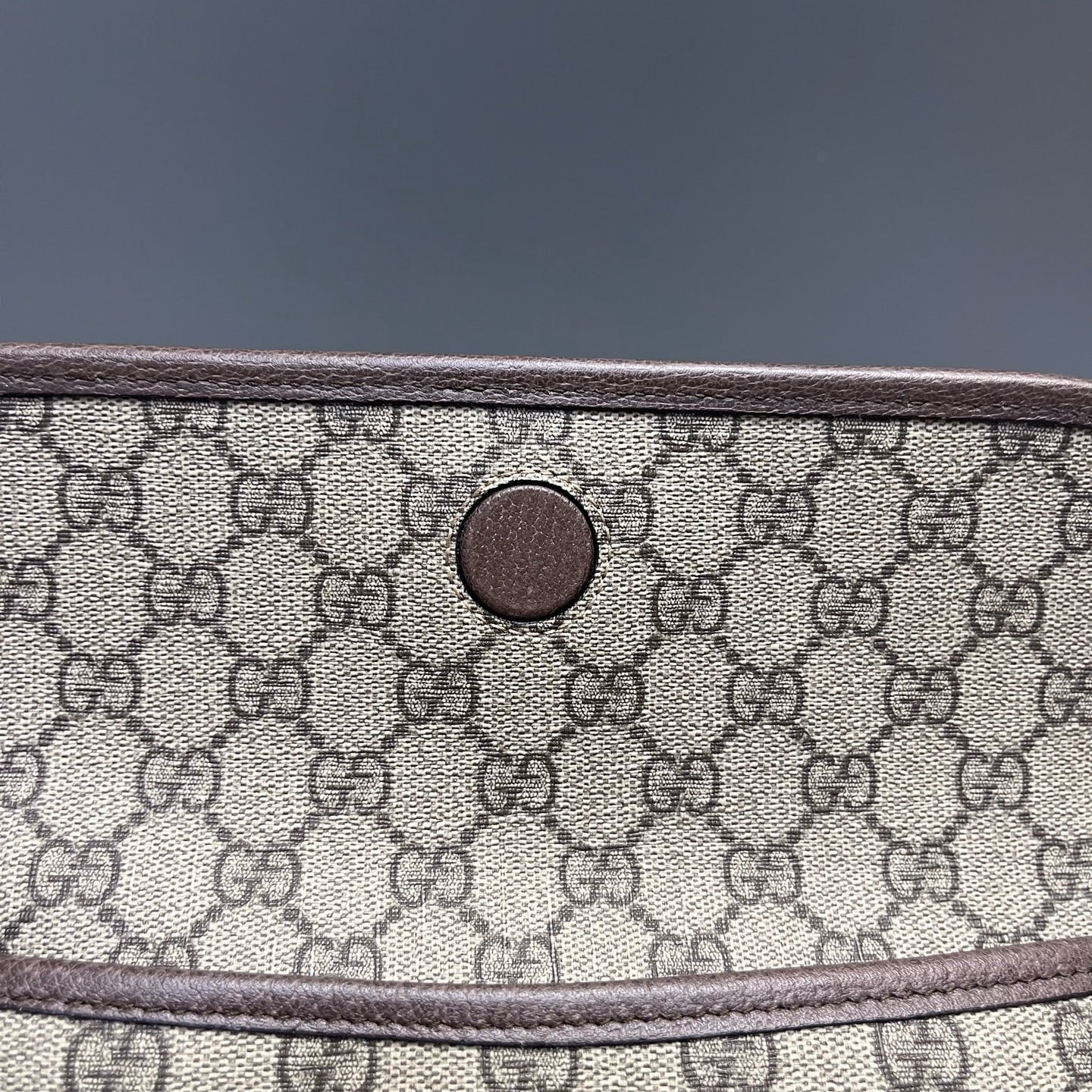 Gucci - Tiger Head Belt Bag - GG Supreme canvas with leather trim - Beige with brown trim and red/green web - (small)