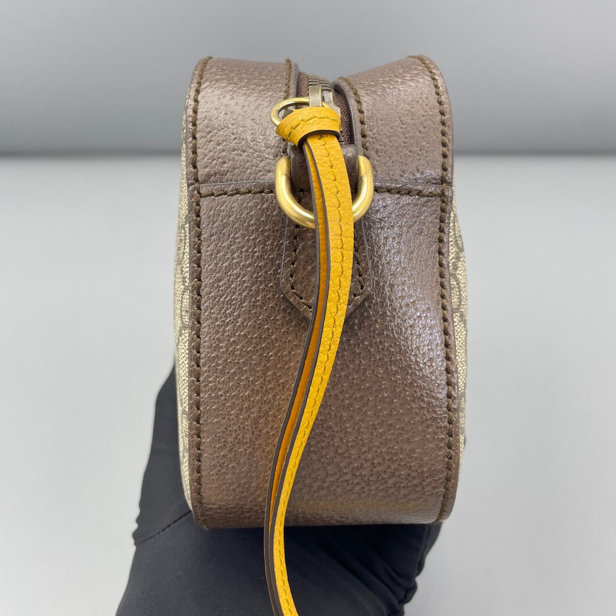 Gucci - Tiger Head Camera Bag - Leather - Brown - (mini)