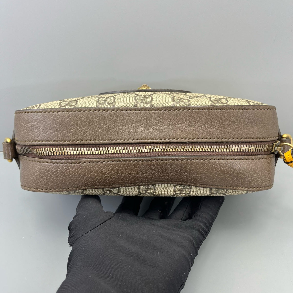 Gucci - Tiger Head Camera Bag - Synthetic - Brown - (mini)