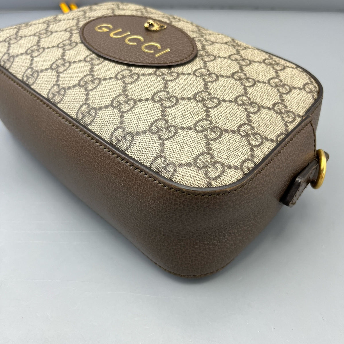 Gucci - Tiger Head Camera Bag - Synthetic - Brown - (mini)
