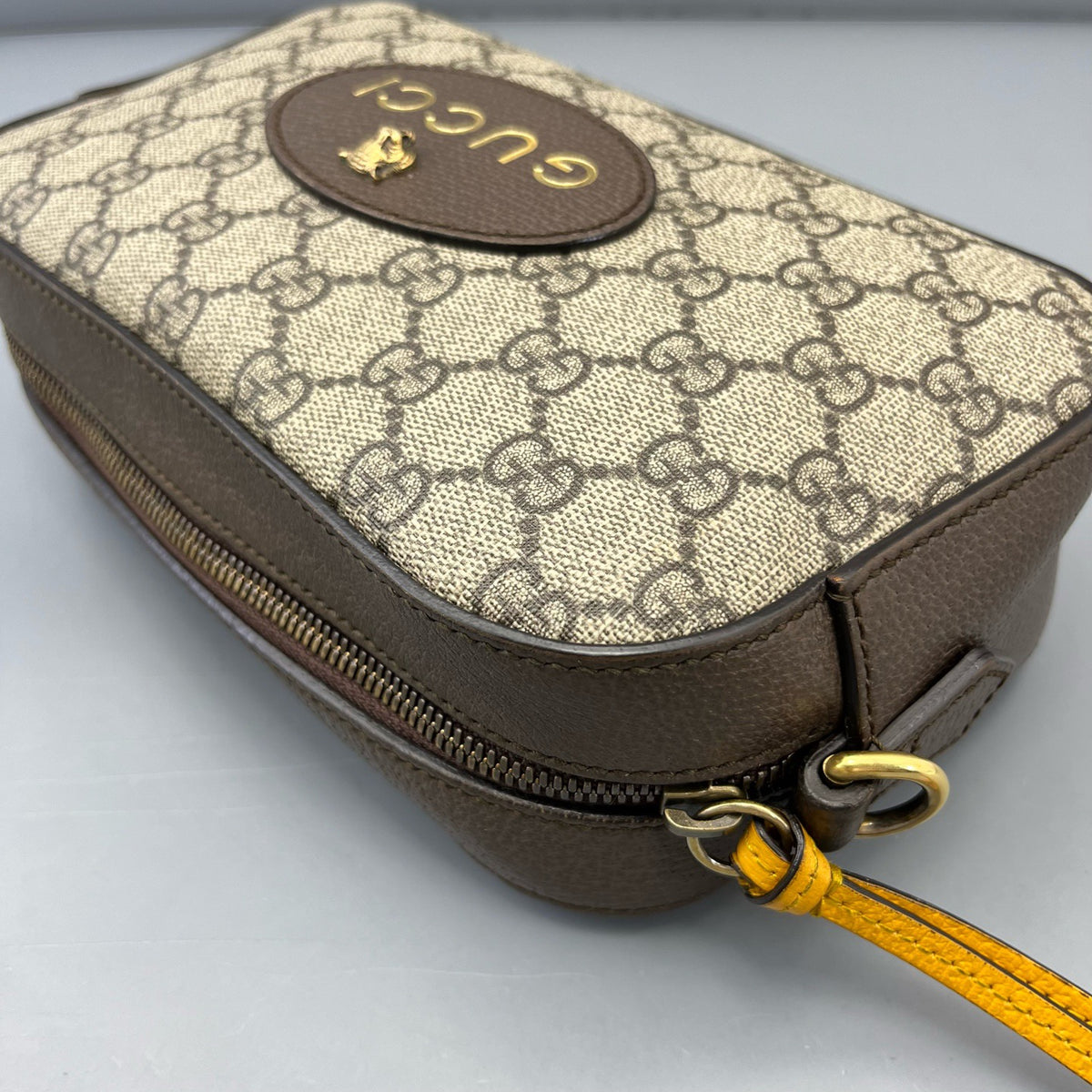 Gucci - Tiger Head Camera Bag - Synthetic - Brown - (mini)