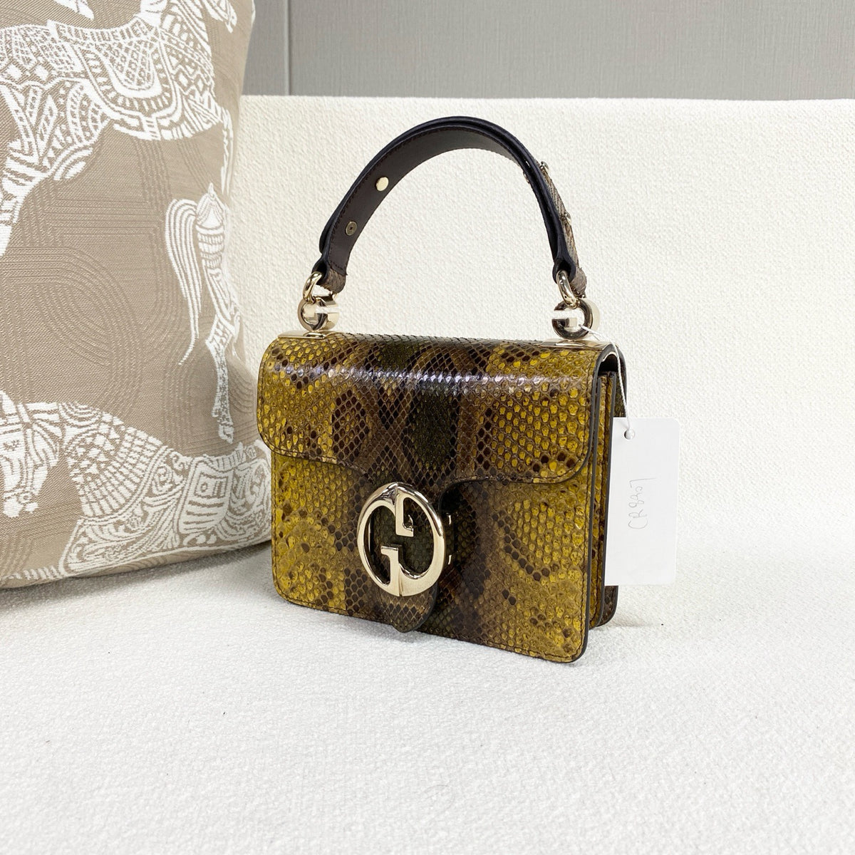 Gucci - Top Handle Bag - Exotic leathers - Python - Multicolour - (mini)