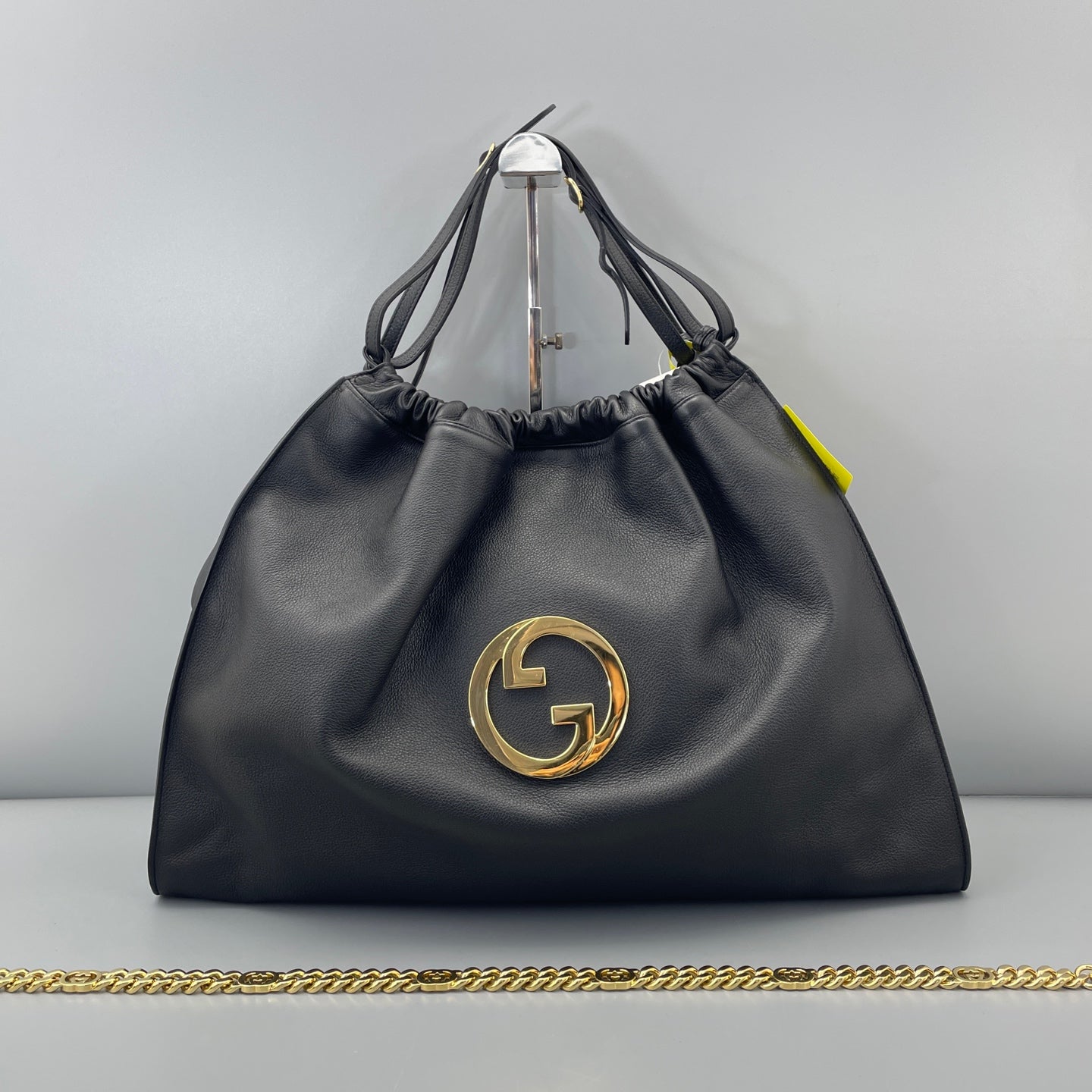 Gucci - Tote Bag - Grained leather - Black - (large)
