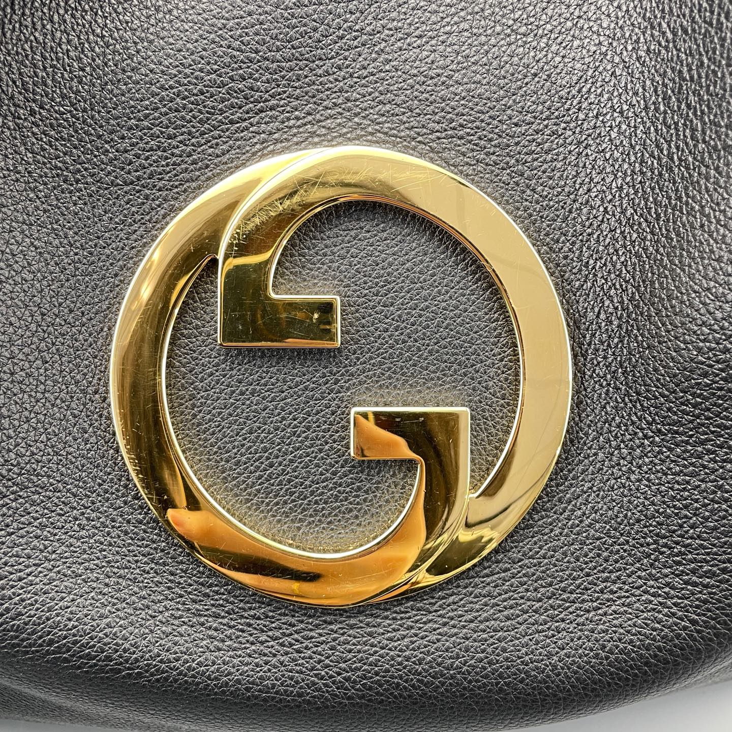 Gucci - Tote Bag - Grained leather - Black - (large)