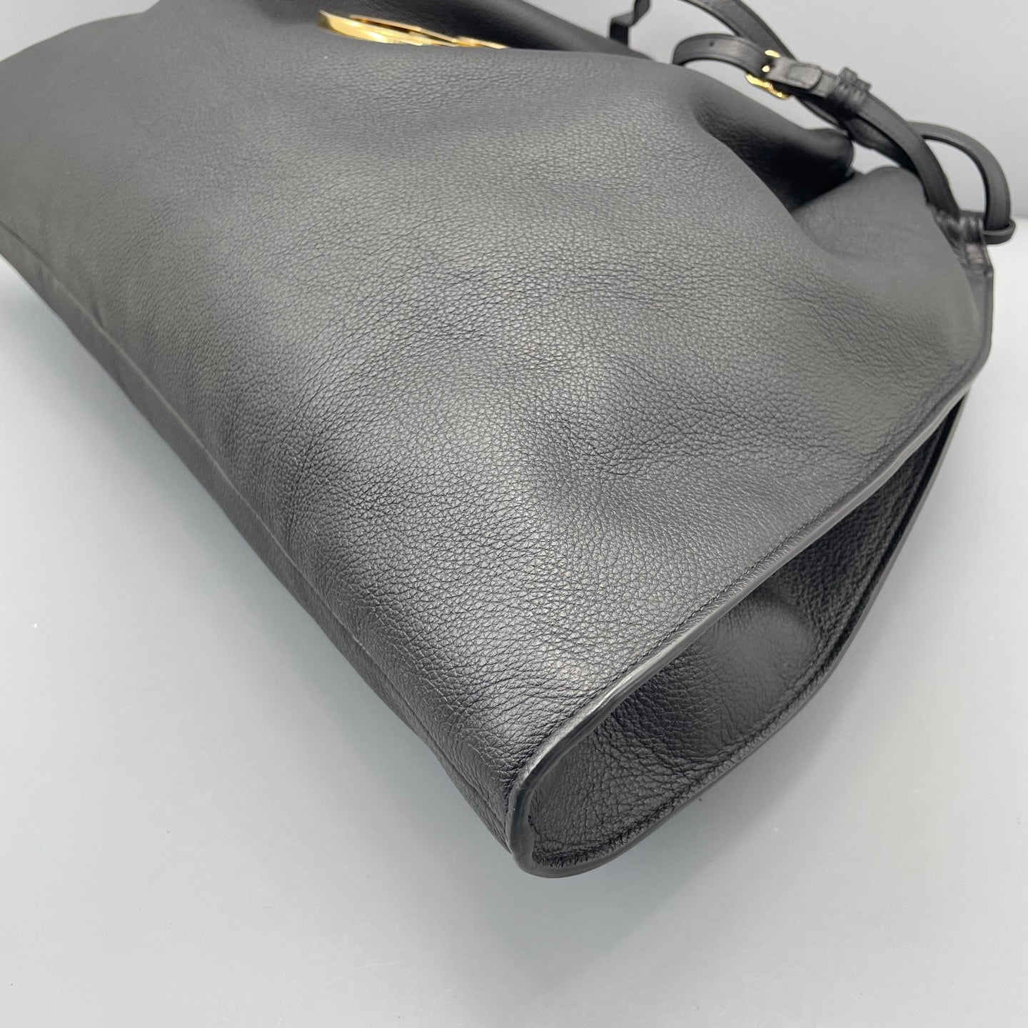 Gucci - Tote Bag - Grained leather - Black - (large)