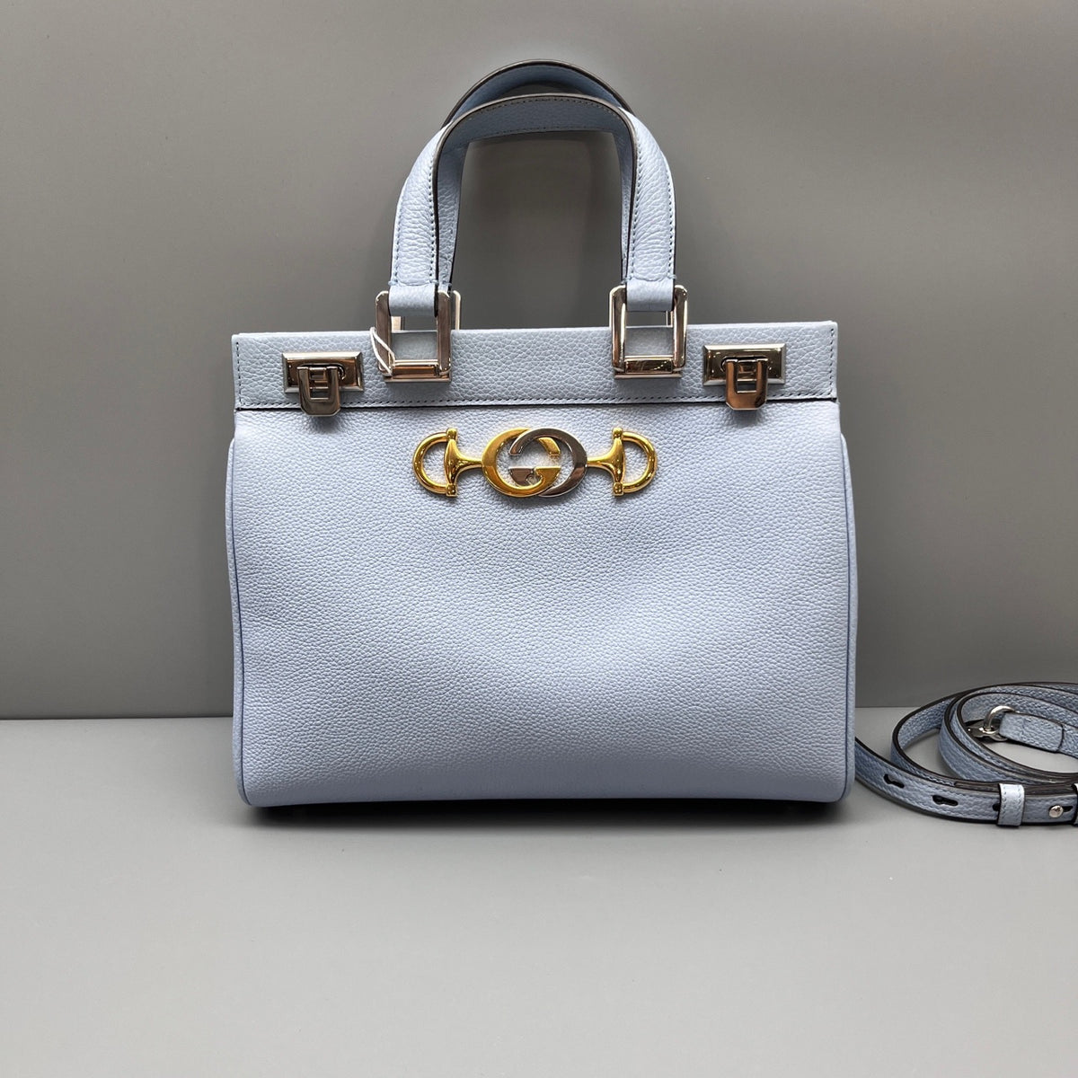 Gucci - Zumi - Leather - Blue - (Small)