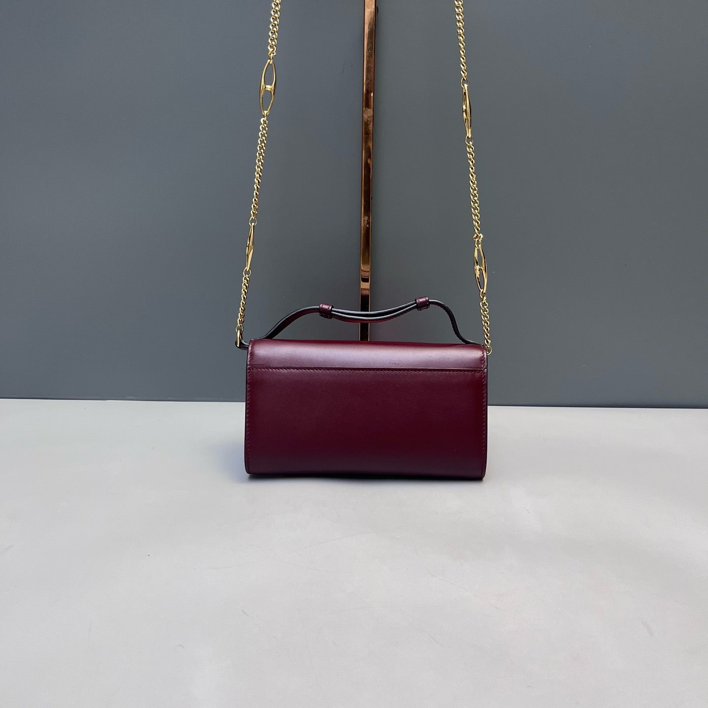 Gucci - Zumi Wallet on Chain - Smooth leather - Burgundy - (mini)