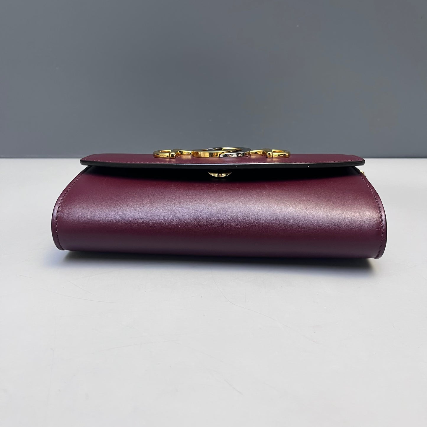 Gucci - Zumi Wallet on Chain - Smooth leather - Burgundy - (mini)
