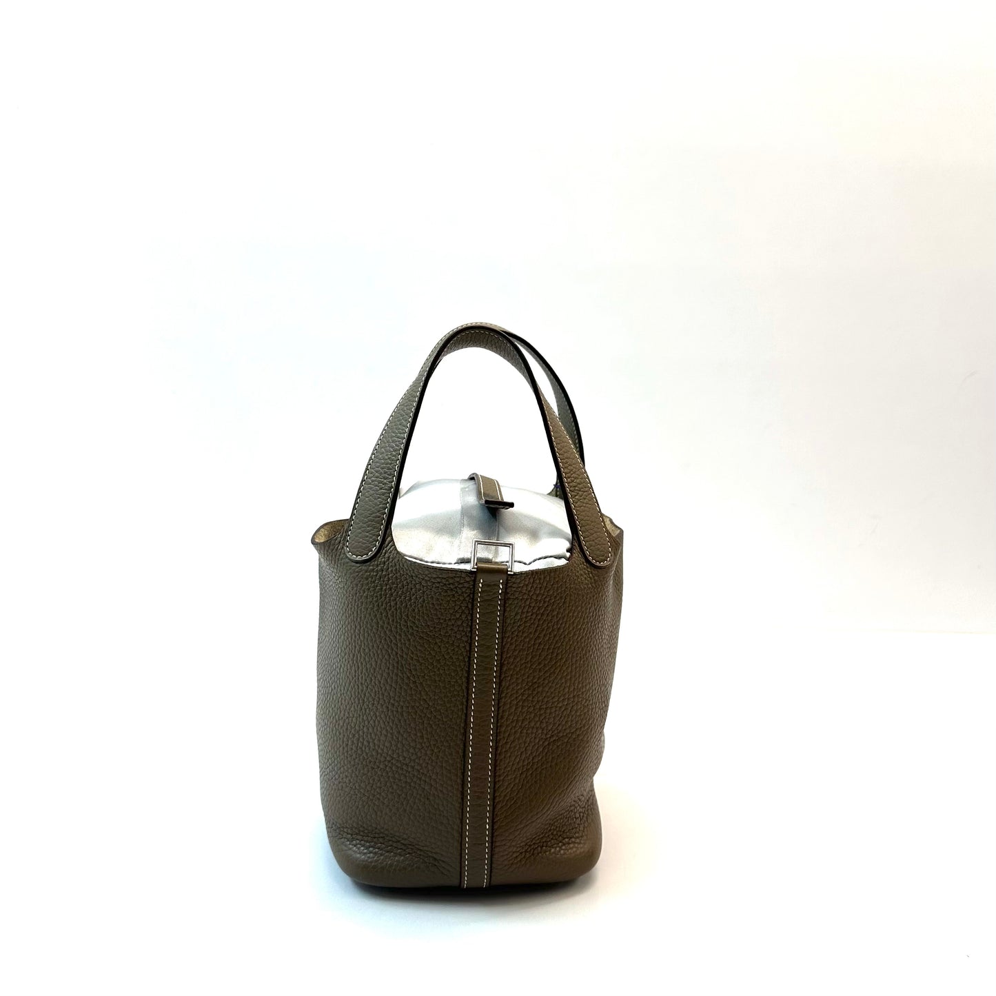 Hermès - Picotin Lock 18 - Leather - Grey