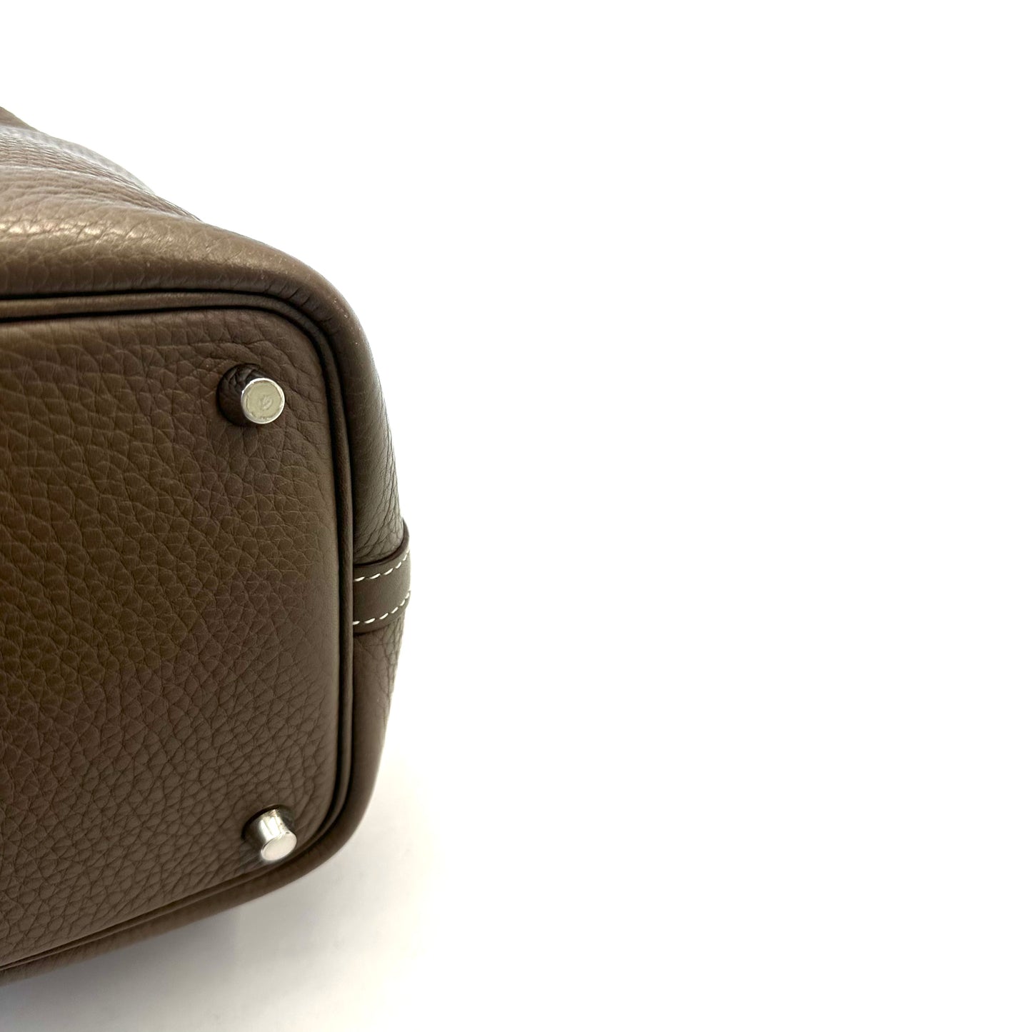 Hermès - Picotin Lock 18 - Leather - Grey
