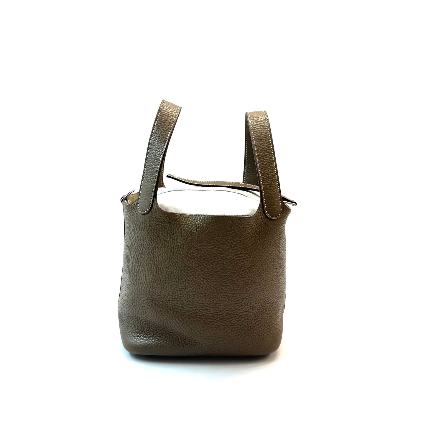 Hermès - Picotin Lock 18 - Leather - Grey