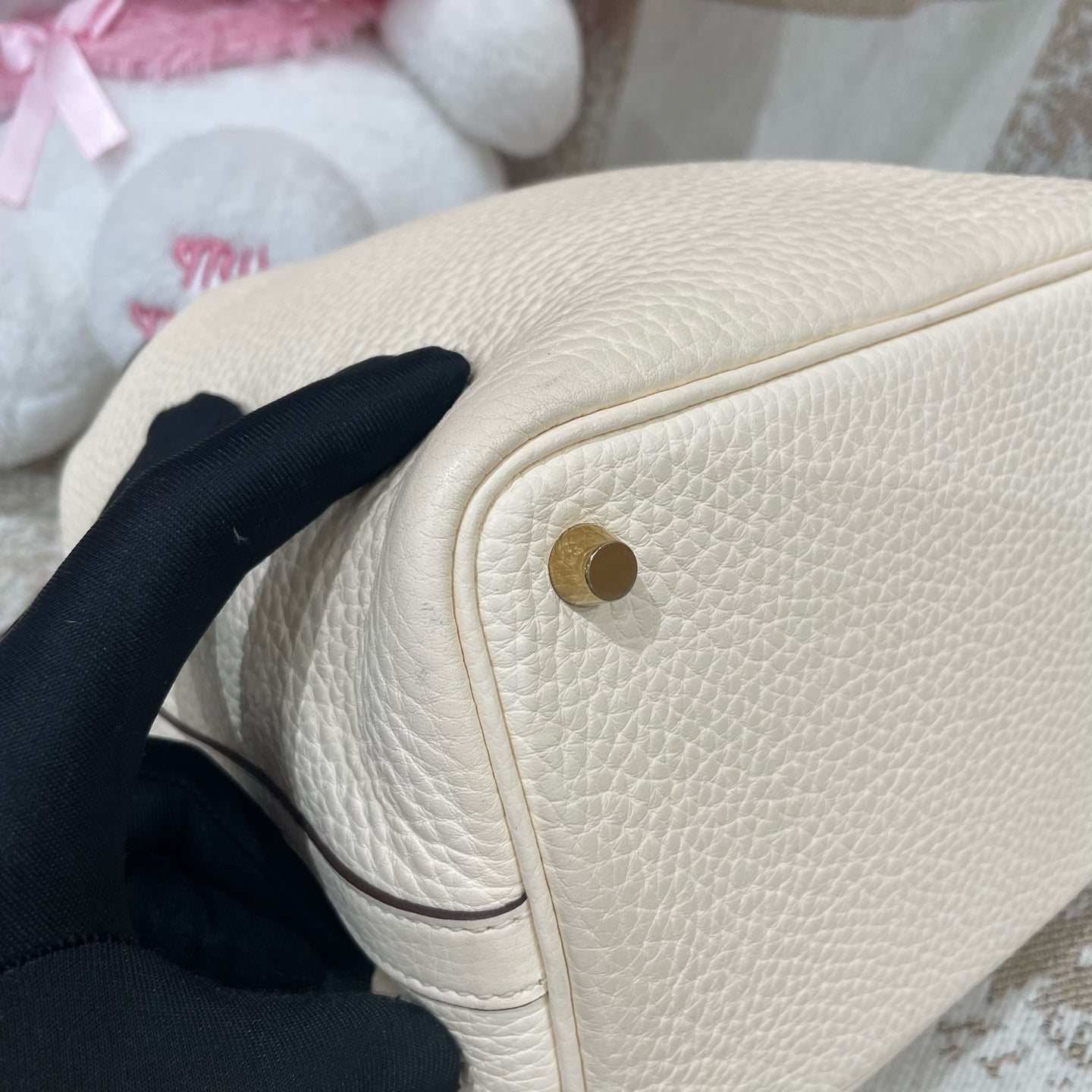 Hermès - Picotin Lock 18 - Leather - White