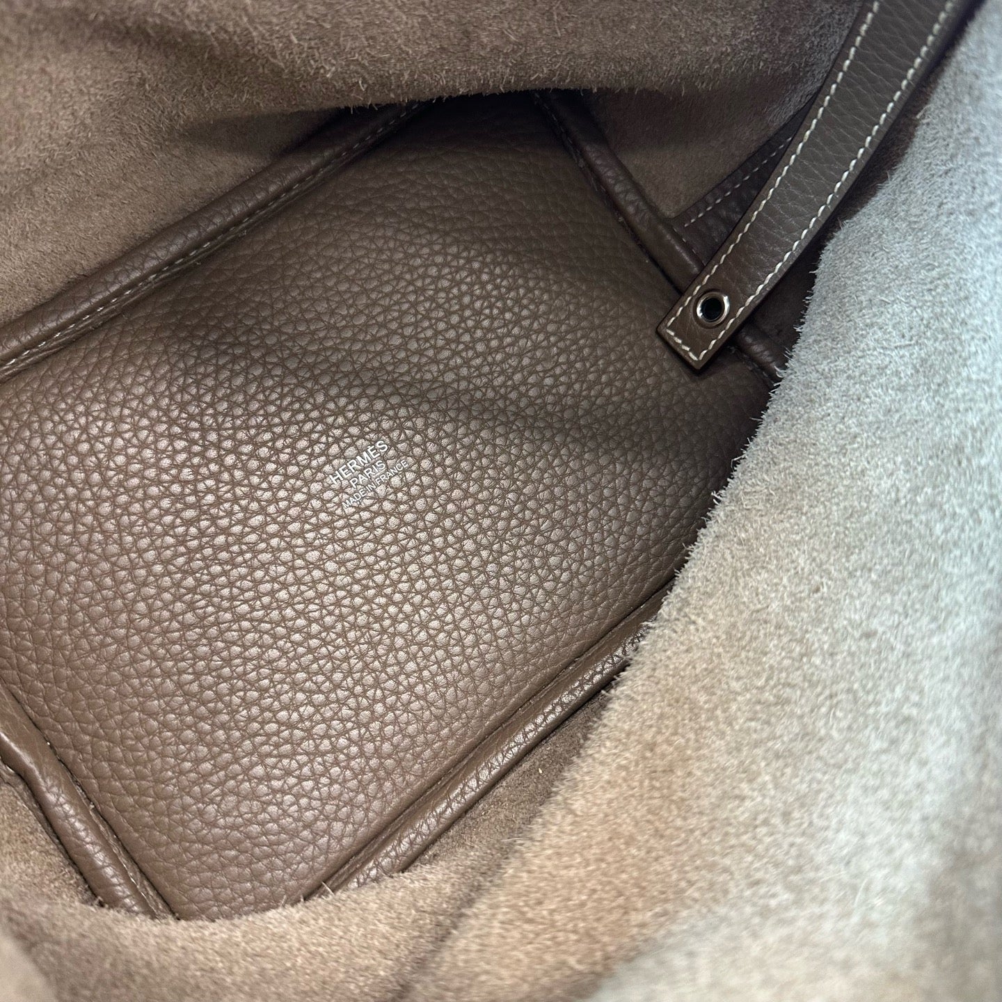 Hermès - Picotin Lock 18 - Leather - Grey