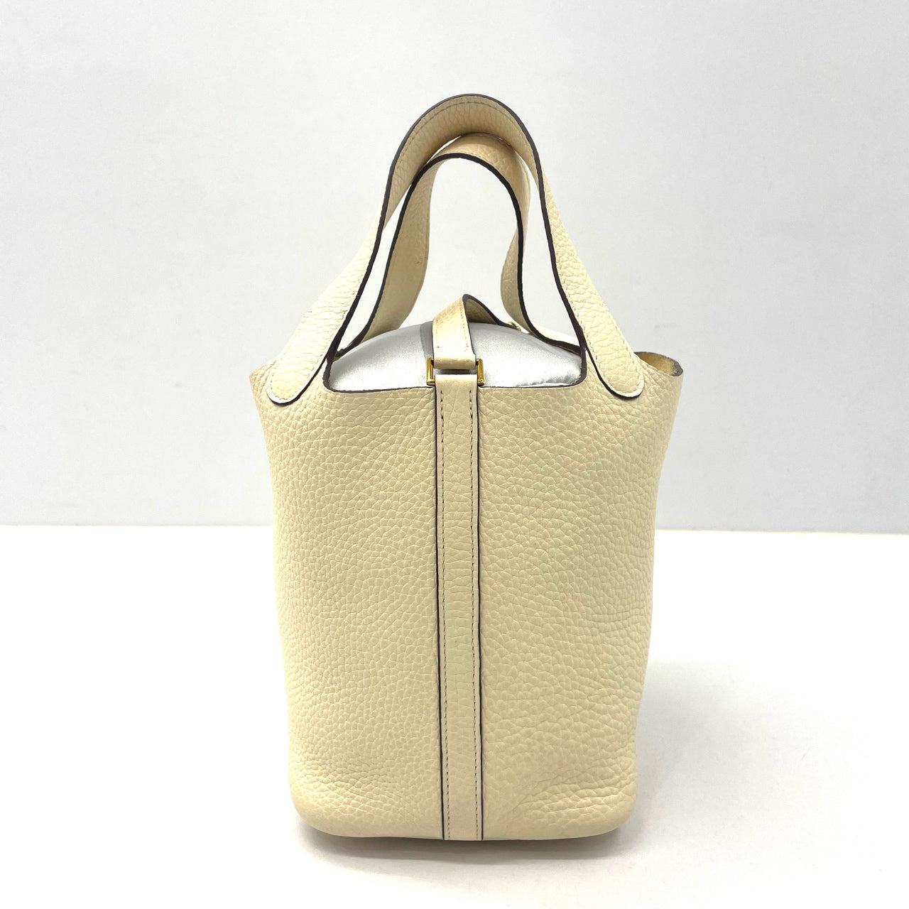 Hermès - Picotin Lock 18 - Leather - White