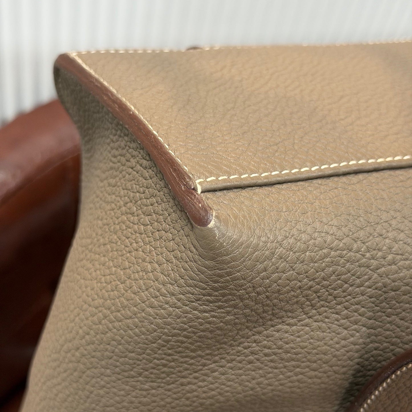 Hermes - Alfred 35 - Leather - Grey - (large)