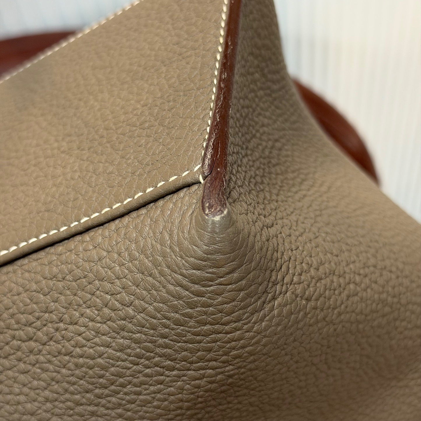 Hermes - Alfred 35 - Leather - Grey - (large)