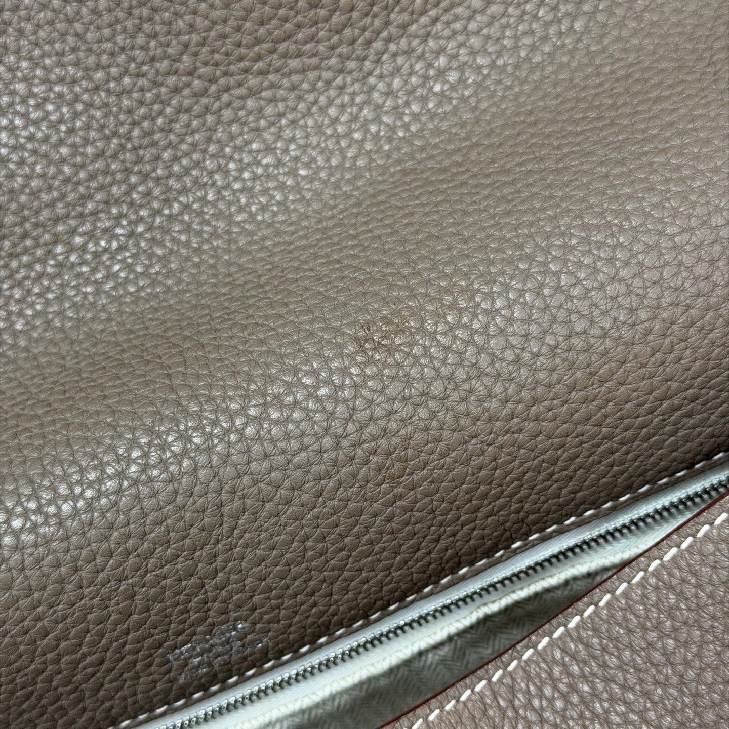 Hermes - Alfred 35 - Leather - Grey - (large)