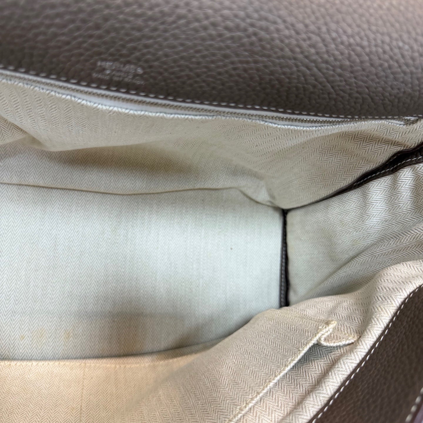 Hermes - Alfred 35 - Leather - Grey - (large)