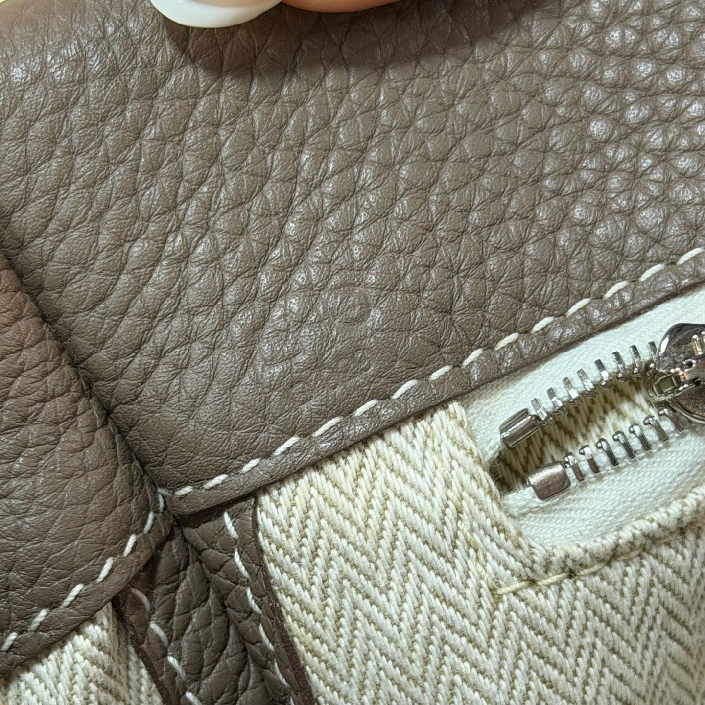 Hermes - Alfred 35 - Leather - Grey - (large)