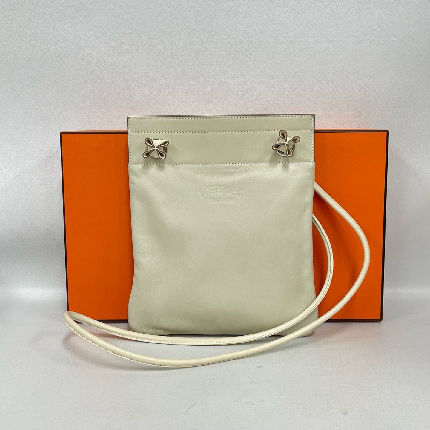 Hermès - Aline 20 - Swift leather - White - (mini)