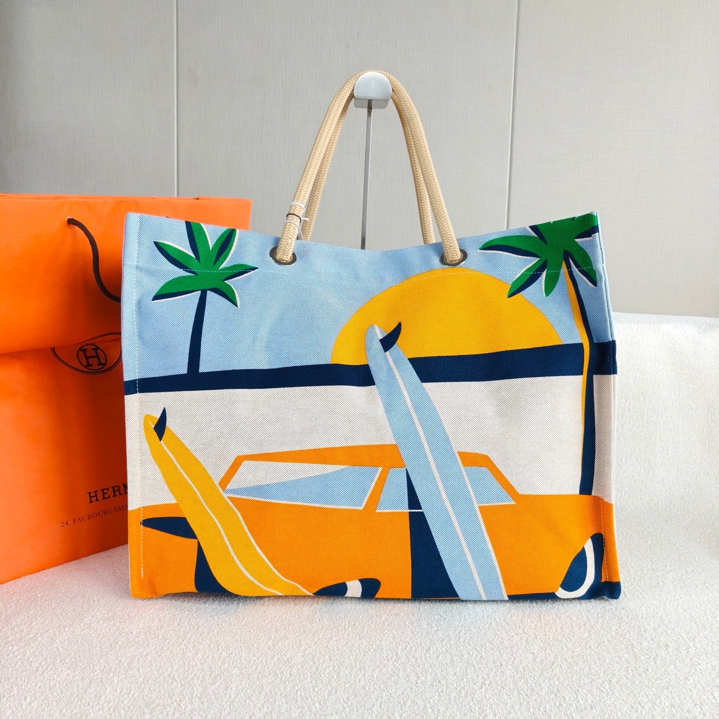 Hermès - Apres la Vague - Cotton - Multicolour - (large)