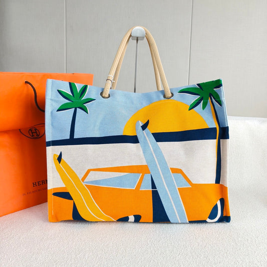 Hermès - Apres la Vague - Cotton - Multicolour - (large)