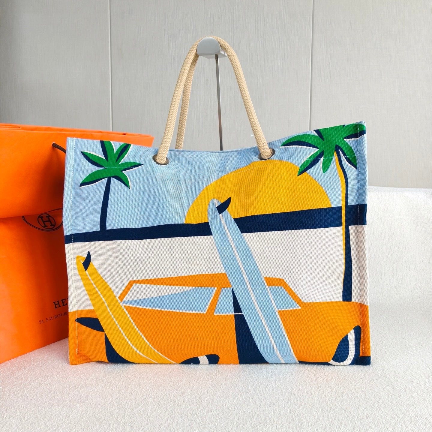 Hermès - Apres la Vague - Cotton - Multicolour - (large)